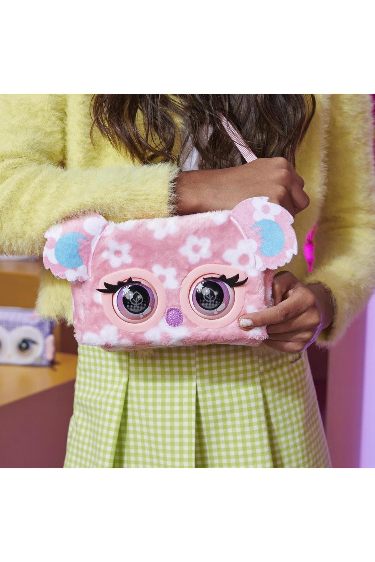 Yeni Moda Ithal Purse Pets 30dan Fazla Ses Hareket Özellikli Evcil Hayvan Çanta Sevimli Peluş Koala