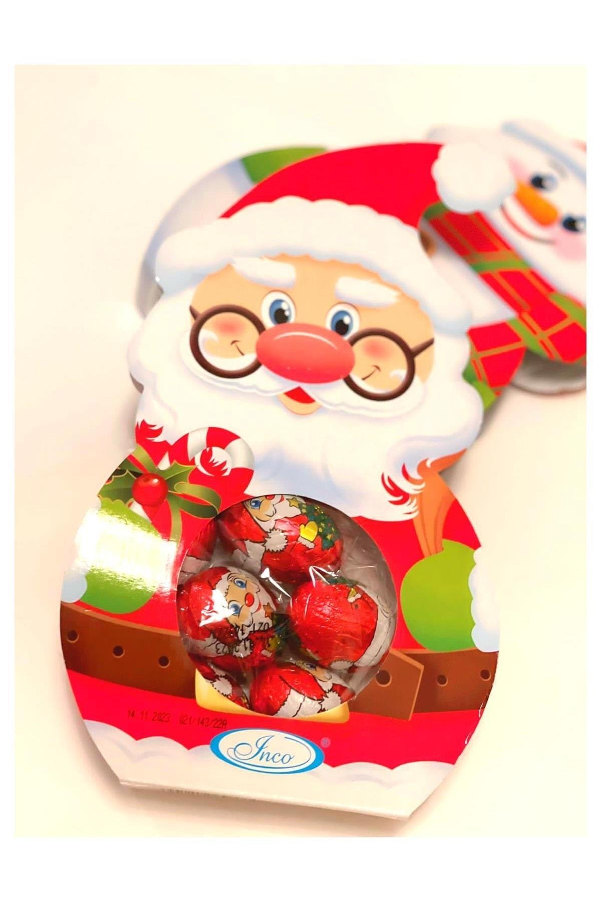 Yeni Yıl Yılbaşı Ithal Lüks Noel Baba Hediye Kutulu Yumurta Top Çikolata