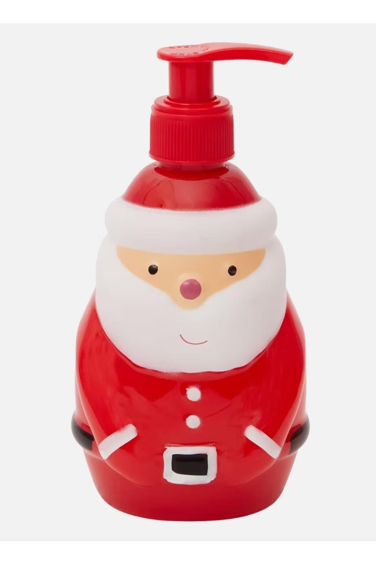 Yeni Yıl Yılbaşı Özel Ithal Lüks Noel Baba Dekor Şişeli Pompalı Sabunluk Sıvı El Sabun