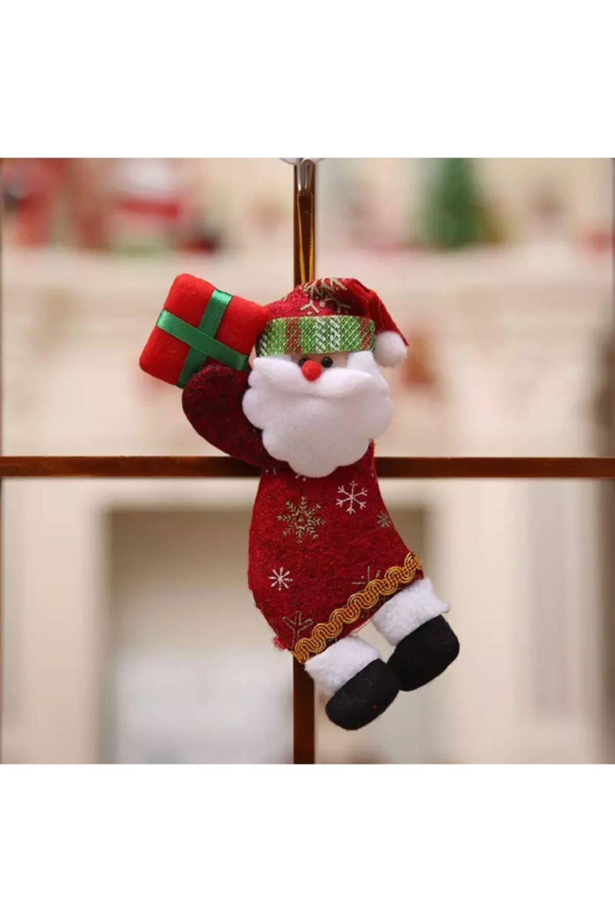 Yeni Yıl Yılbaşı Özel Paket Santa Noel Baba Koleksiyonluk Büyük Peluş Çam Ağacı Süs