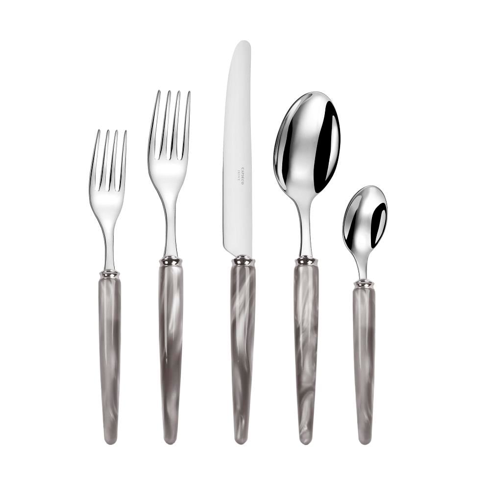 CAPDECO 30 Parça Set TANG Gri Sedef