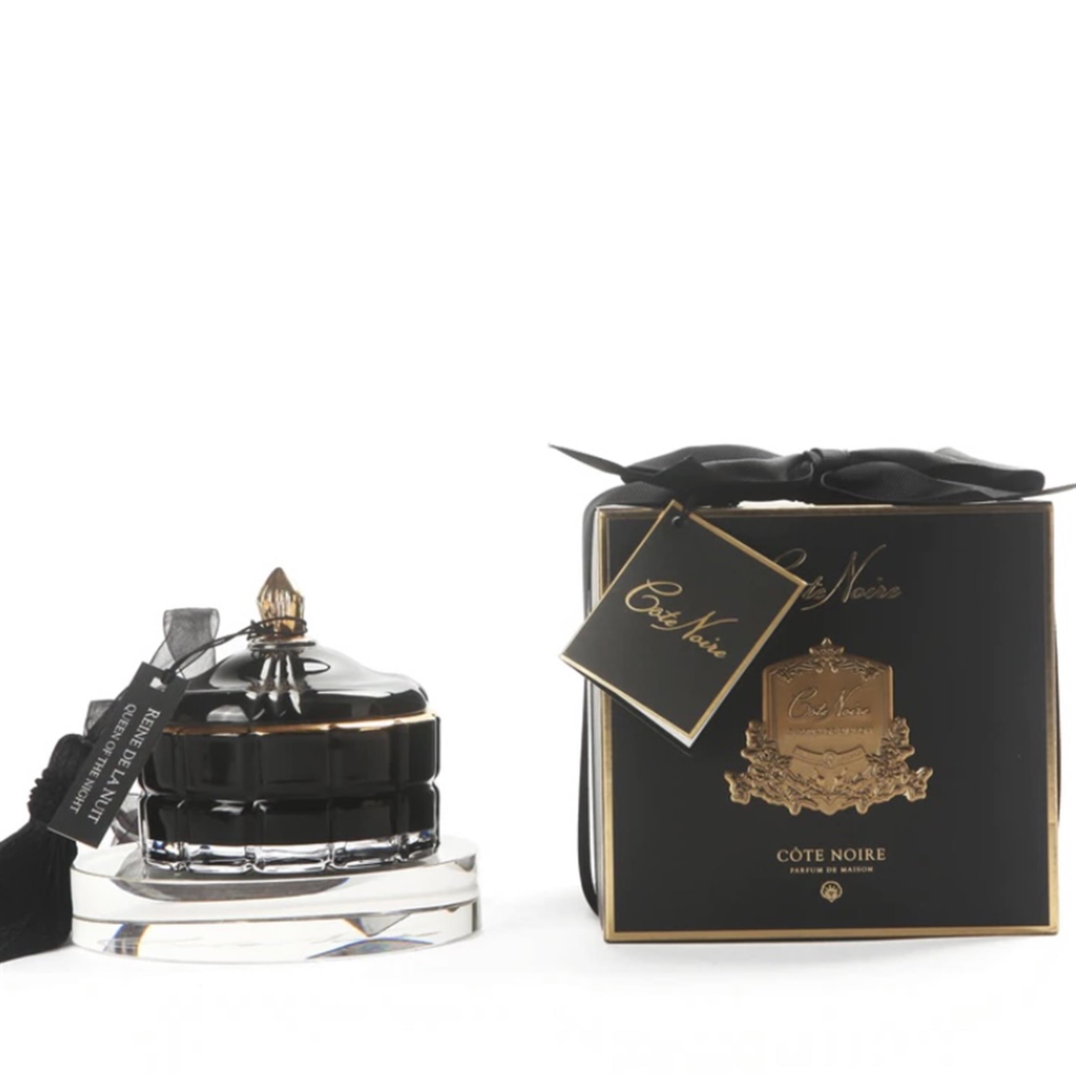 COTE NOIRE Art Deco Mum Siyah