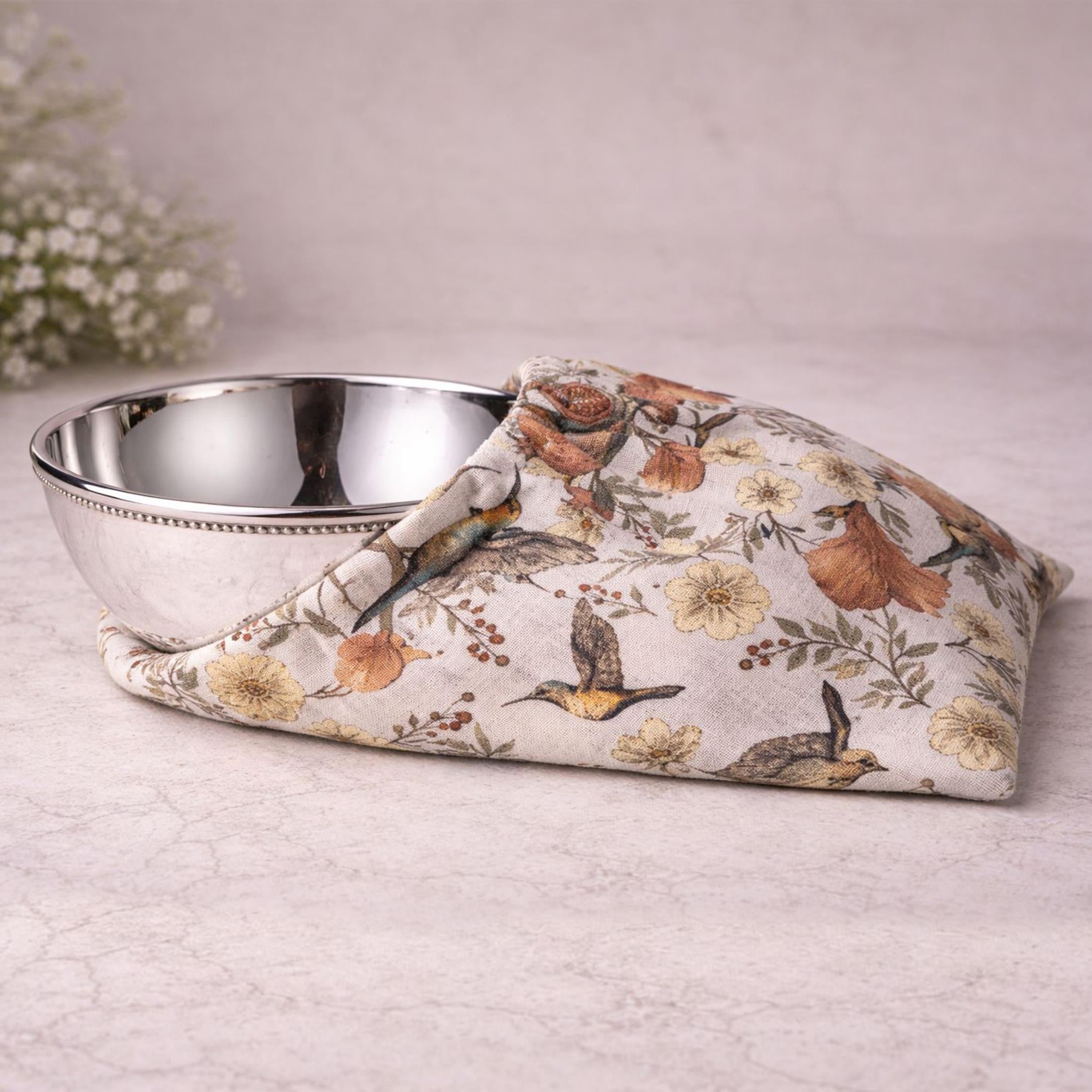 EF Roll Towel Holder with Brass Border