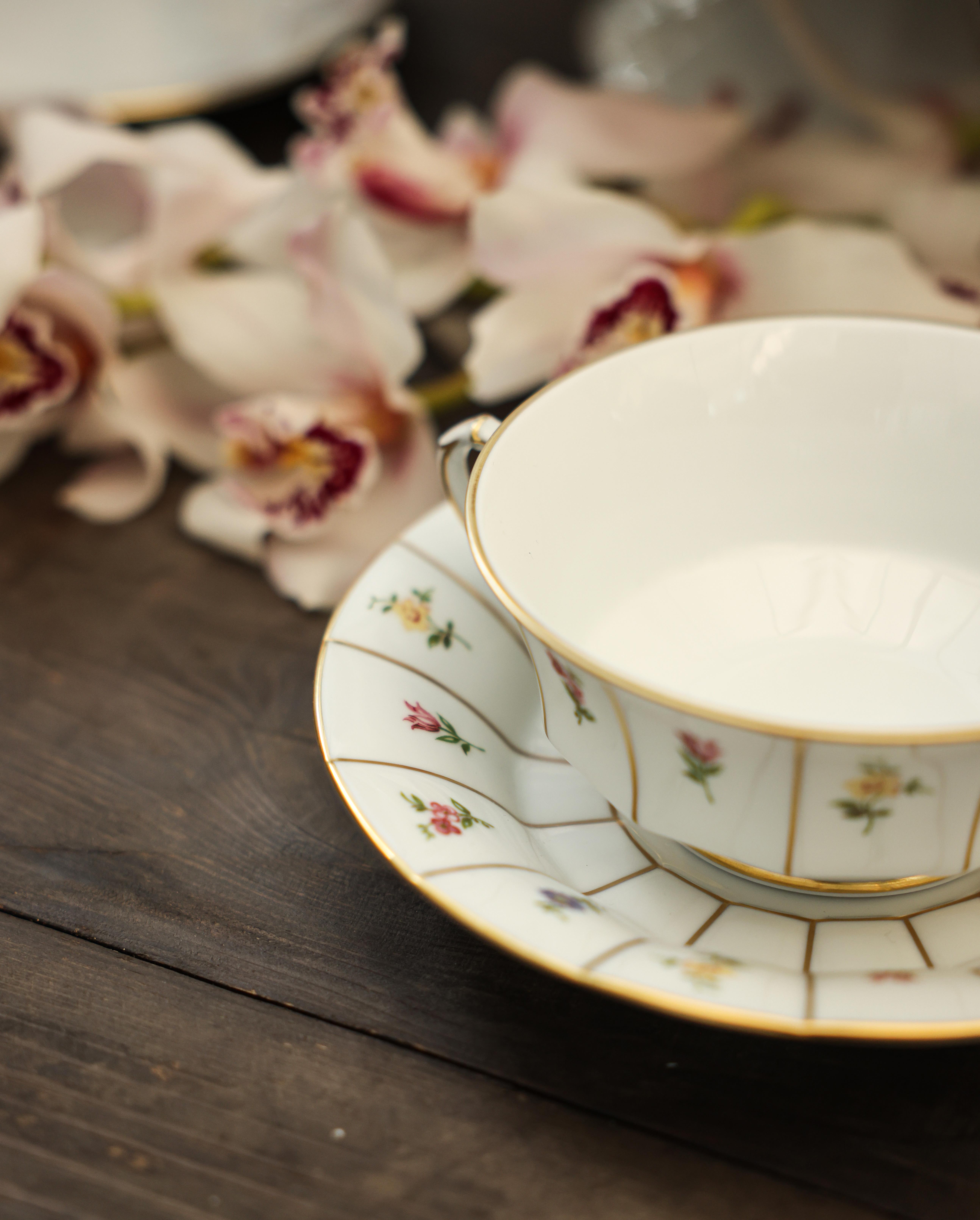 FURSTENBERG Çorba Kasesi & Tabağı 17,4cm / 300ml GRECQUE MILLE FLEURS