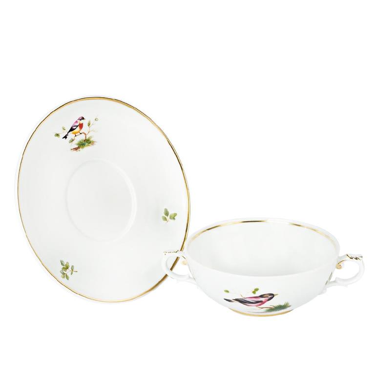 FURSTENBERG Soup Bowl & Plate 17.5cm BANDOLINO