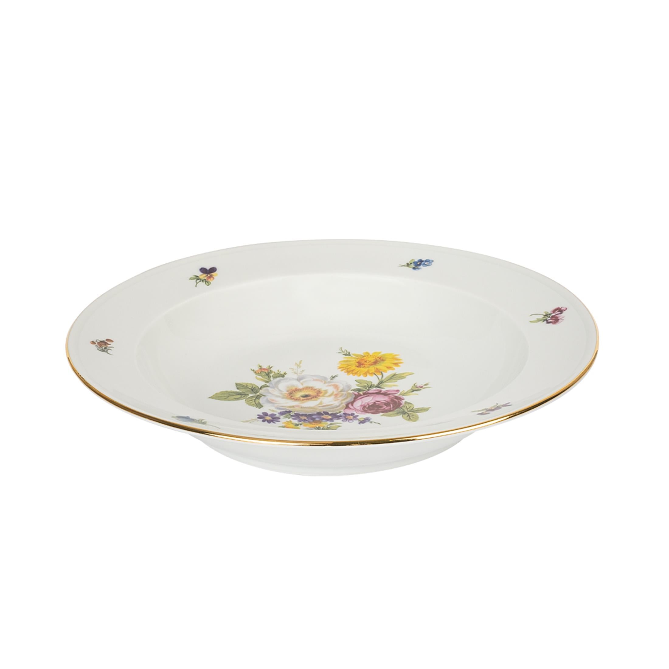 FURSTENBERG Çukur Tabak 23,3cm ALT FURSTENBERG BUNTE BLUME