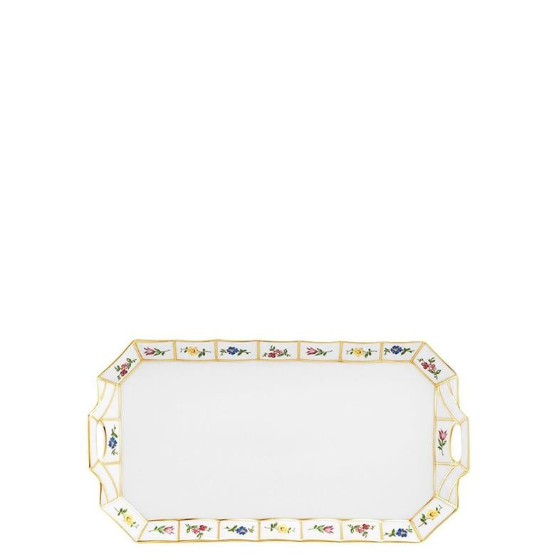 FURSTENBERG Dikdörtgen Tepsi 24,5cm GRECQUE MILLE FLEURS