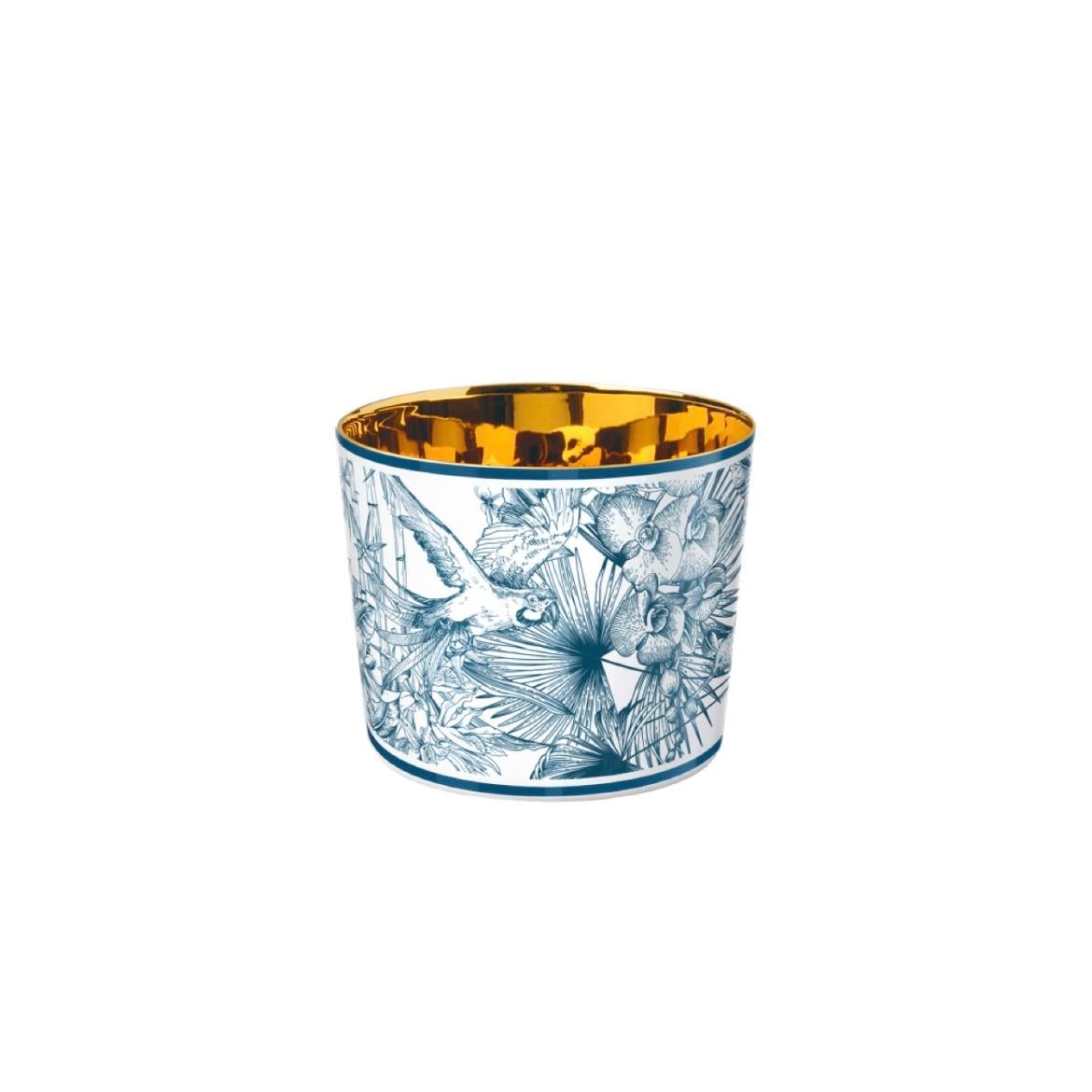 FURSTENBERG Kupa, Bardak 300 ml PARAİOSO BLUE-MONKEY TEMPTATION SIP OF GOLD