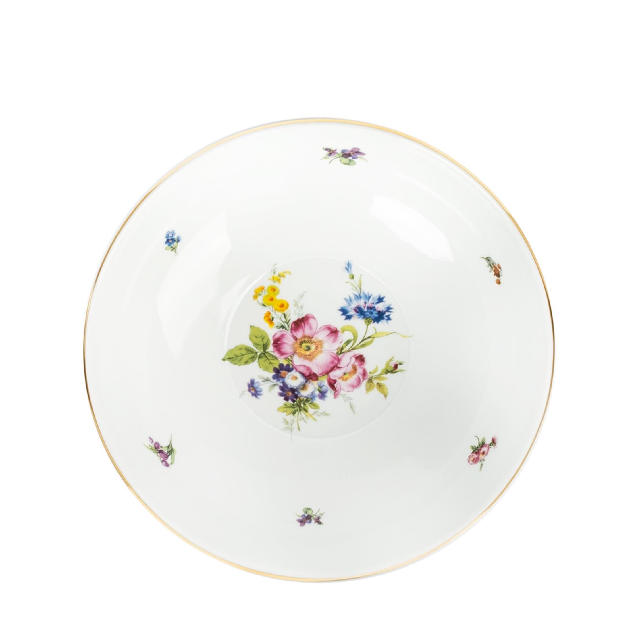 FURSTENBERG Salad Bowl 22,7cm LOWER FURSTENBERG BUNTE BLUME
