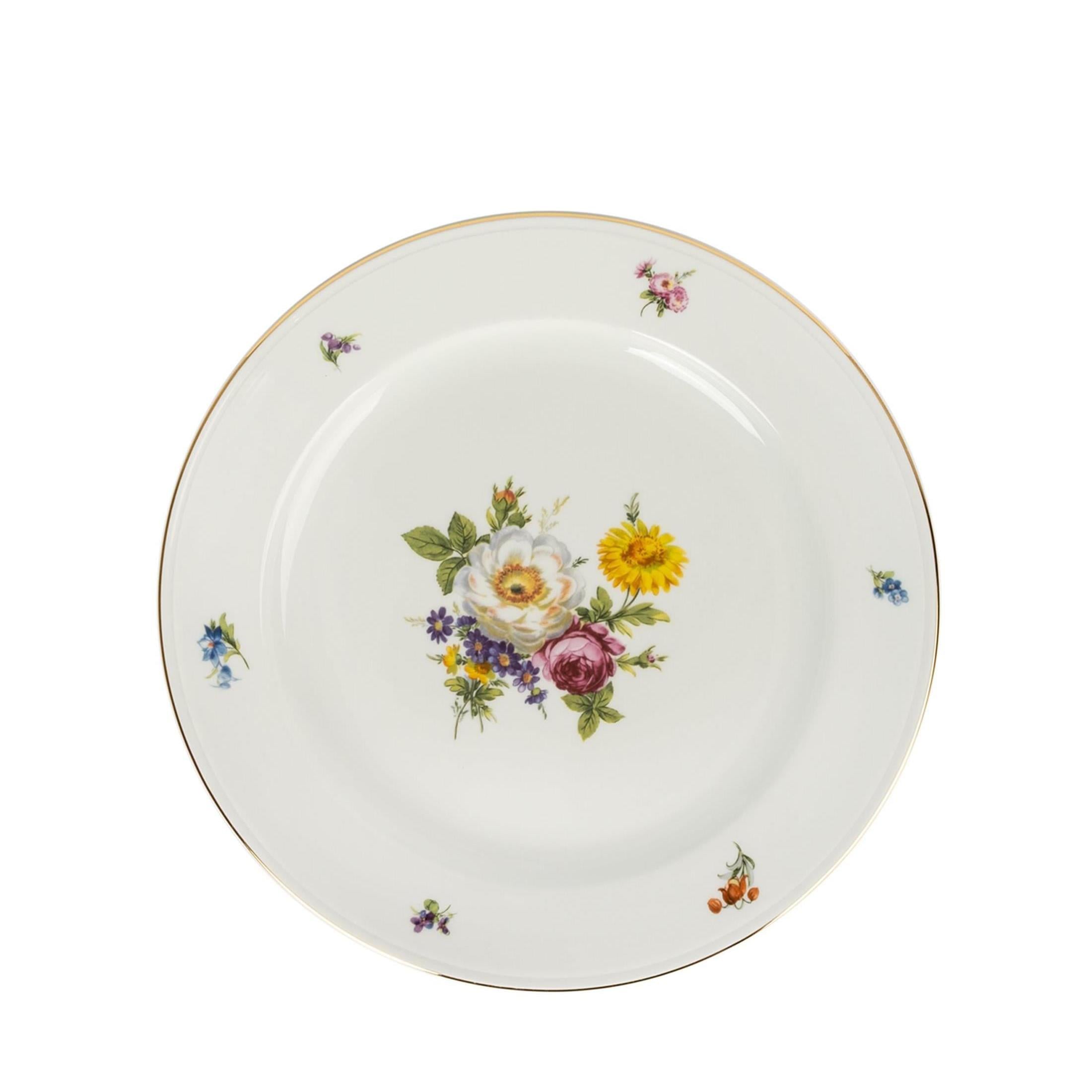 FURSTENBERG Serving Plate 26,2cm LOWER FURSTENBERG BUNTE BLUME