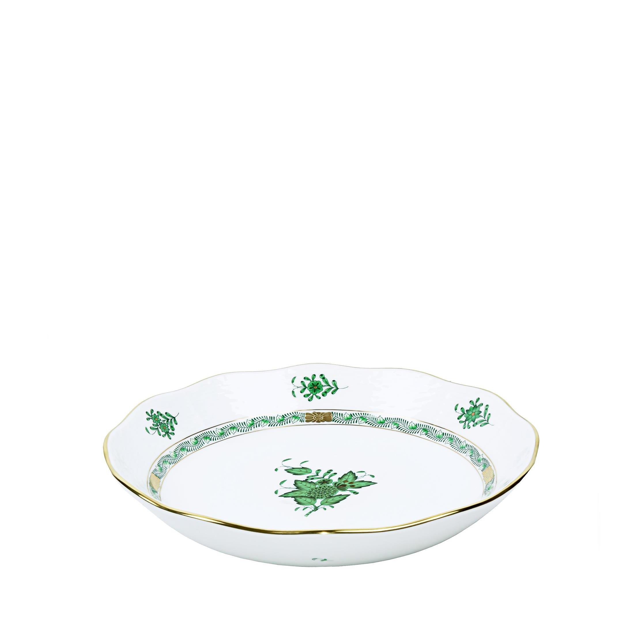 HEREND 24cm Salata Kasesi Apponyi Yeşil