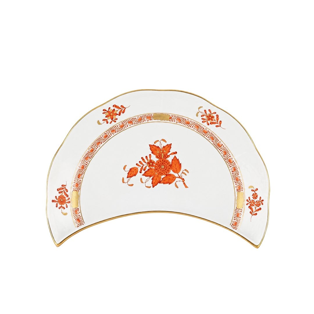 HEREND Ay Tabağı 20,5cm Apponyi Turuncu
