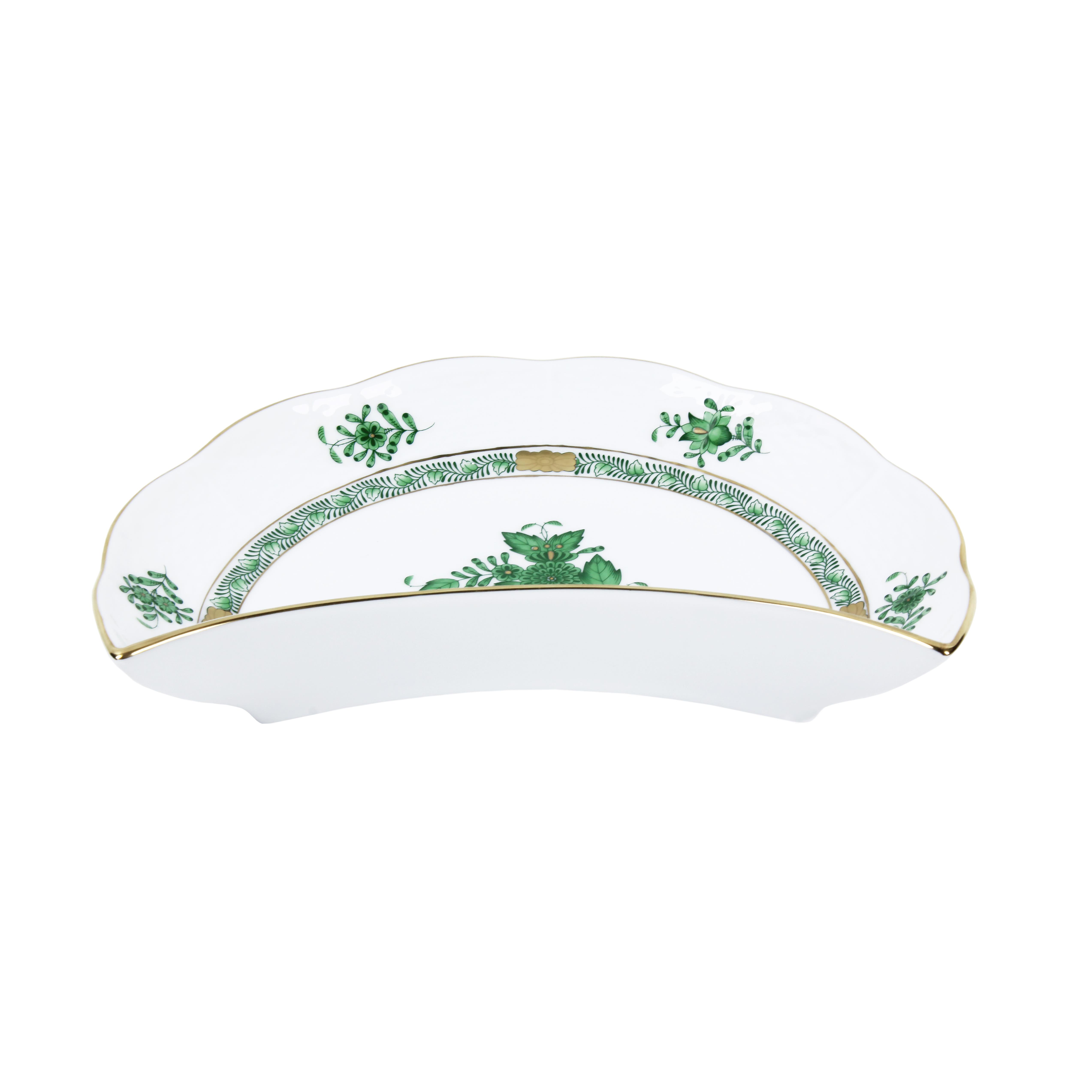 HEREND Ay Tabağı 20,5cm Apponyi Yeşil
