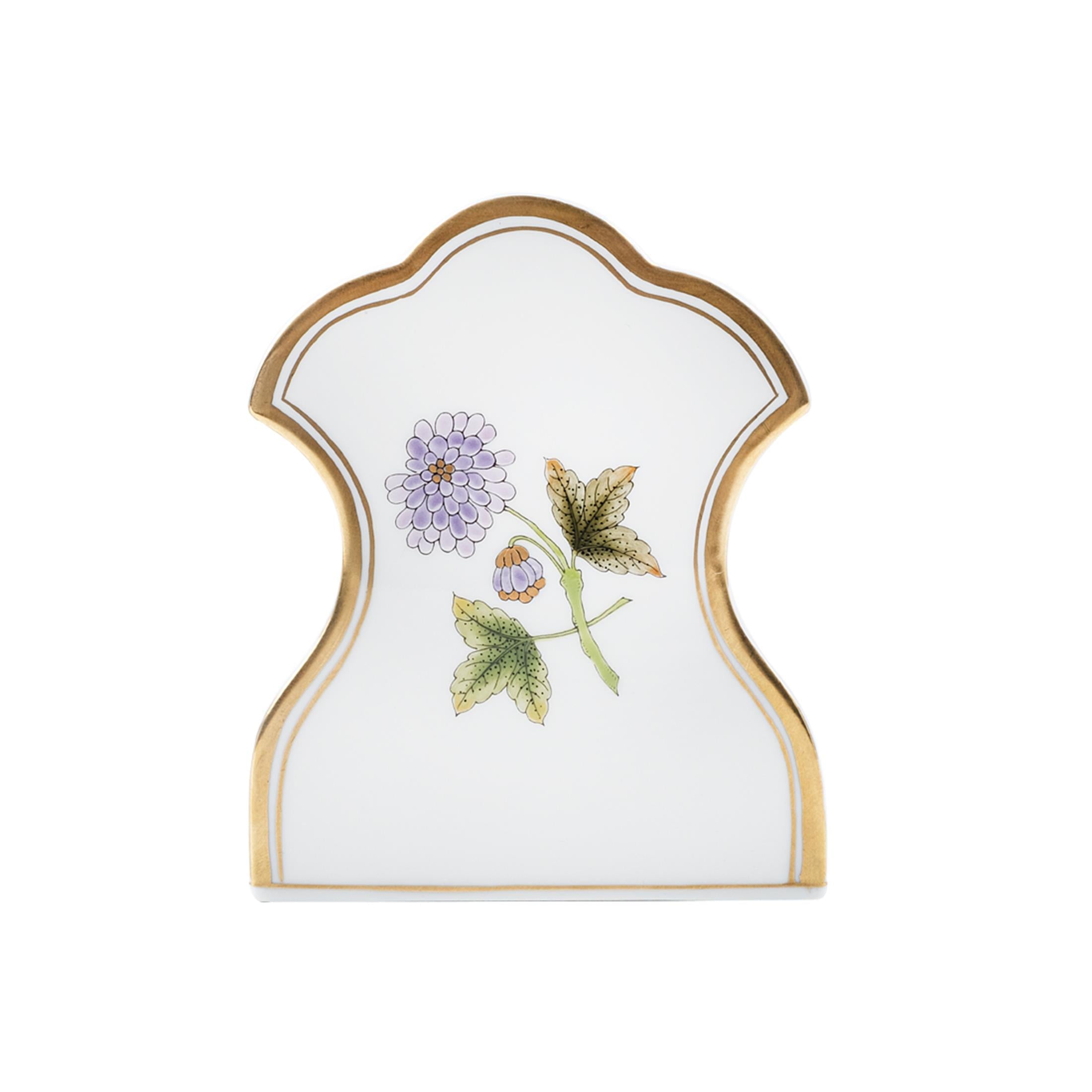 HEREND Ayaklı Saat 11cm Victoria Lila Yeşil