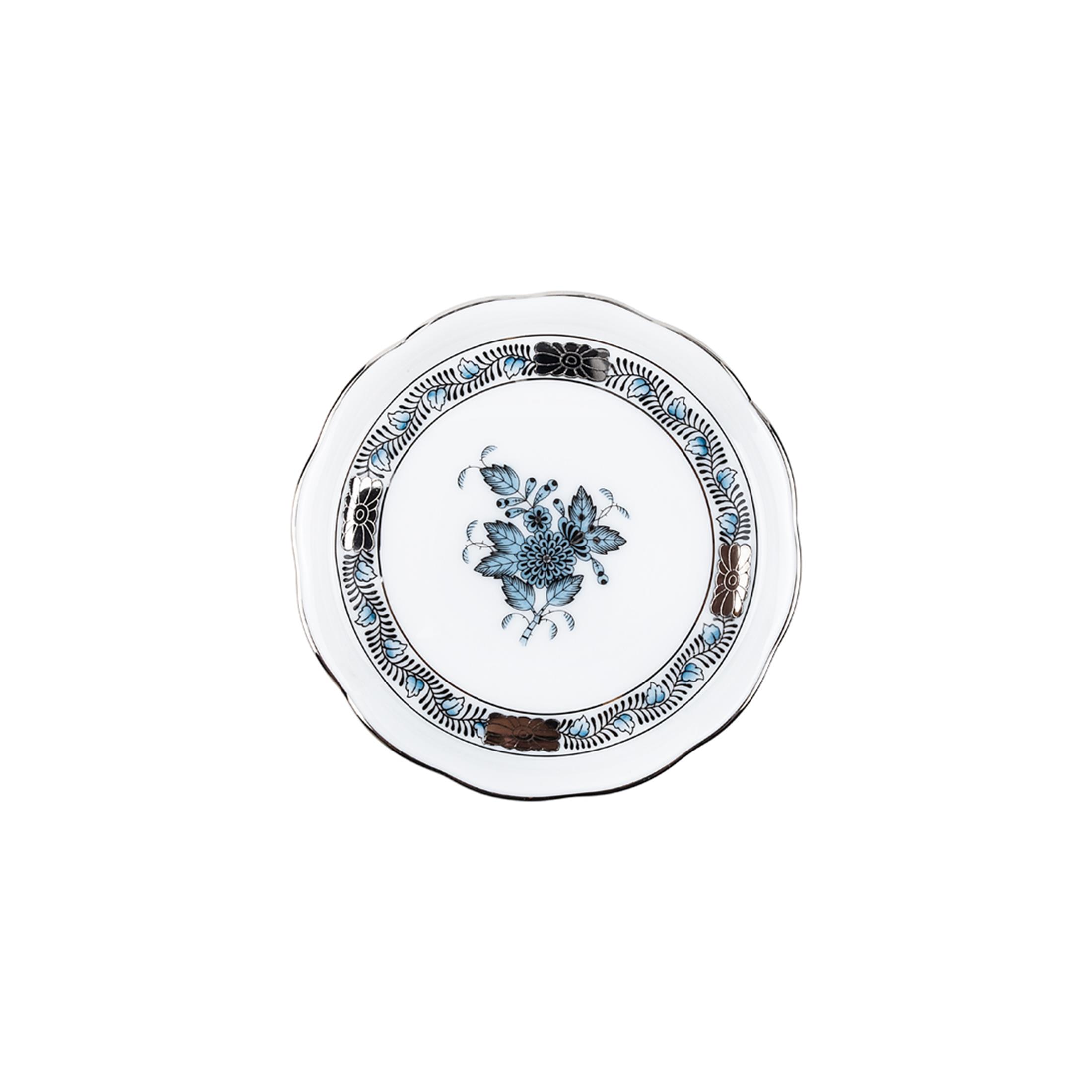 HEREND Coasters 10cm Apponyi Turquoise