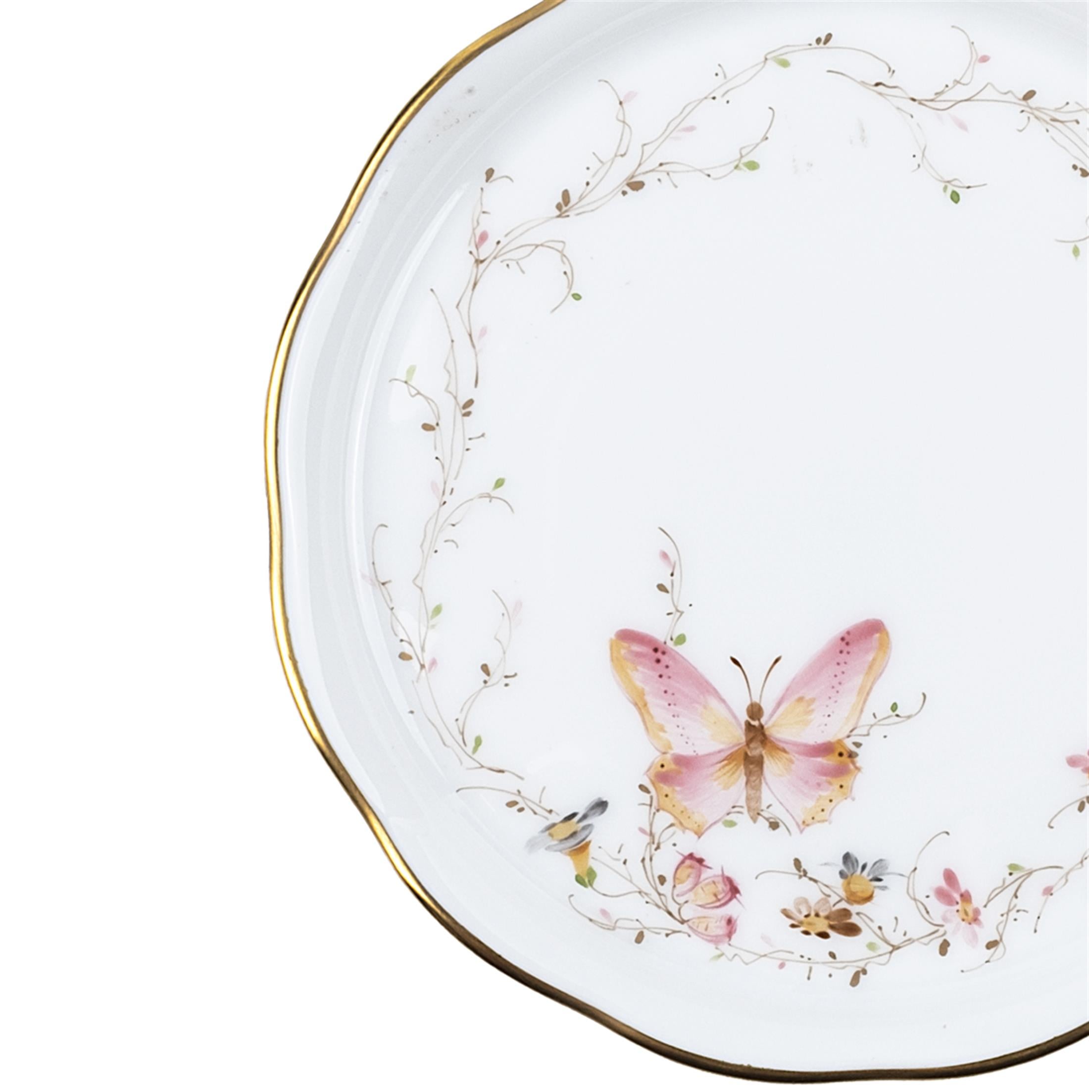 HEREND Bardak Altlığı 10cm  EDEN Fiyonklu Pembe