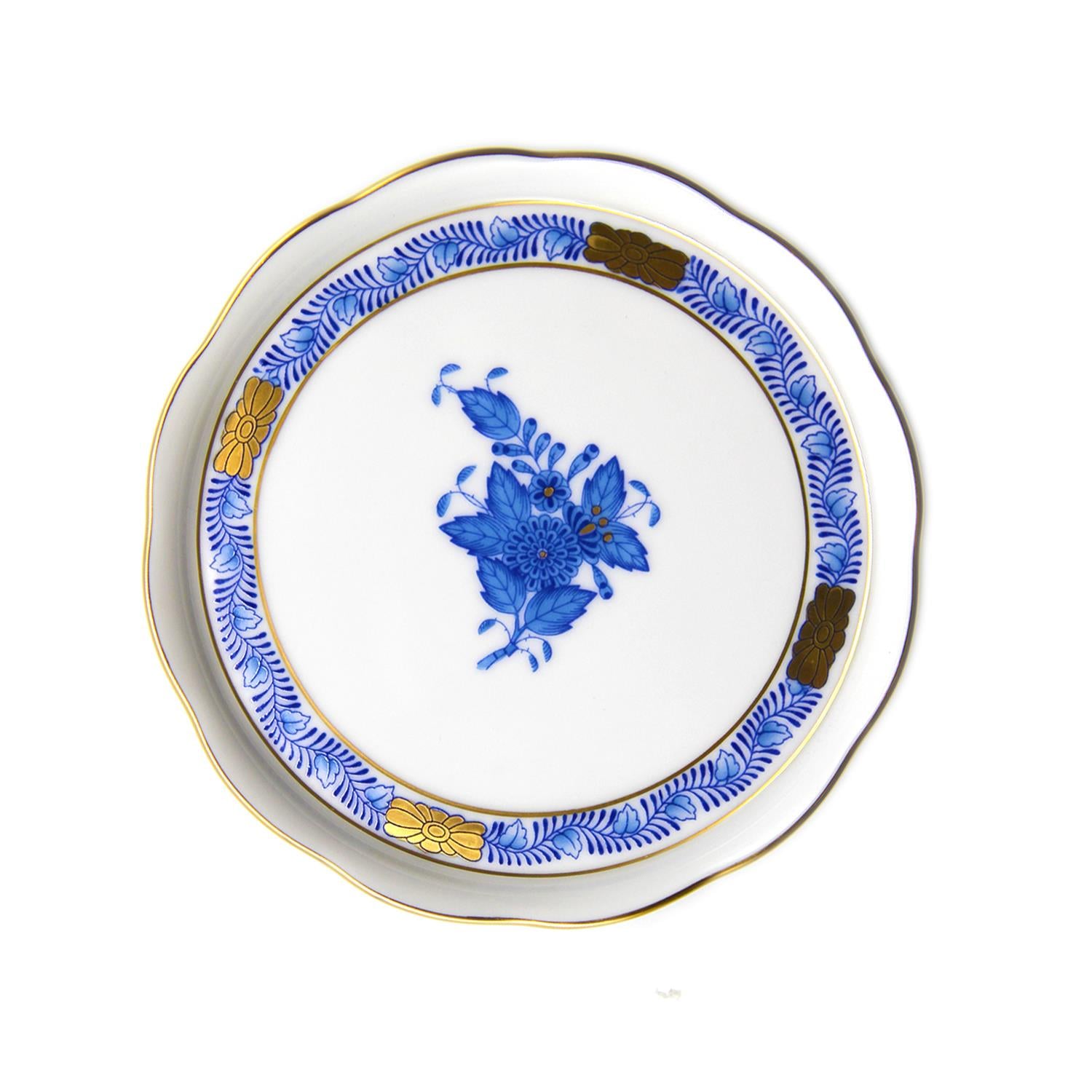 HEREND Bardak Altlığı 12cm Apponyi Mavi