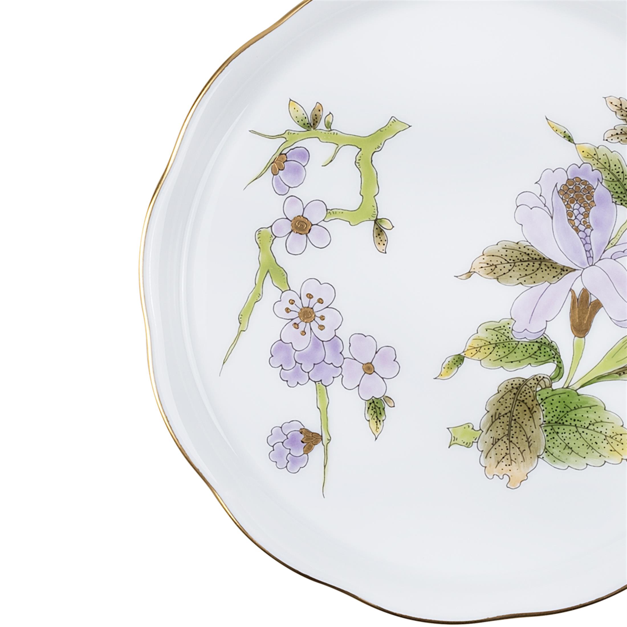 HEREND Bardak Altlığı 12cm Victoria Lila Yeşil