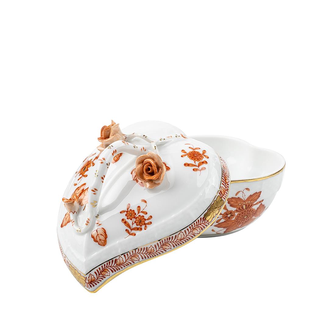 HEREND Bonboniyer 11,5cm Apponyi Turuncu