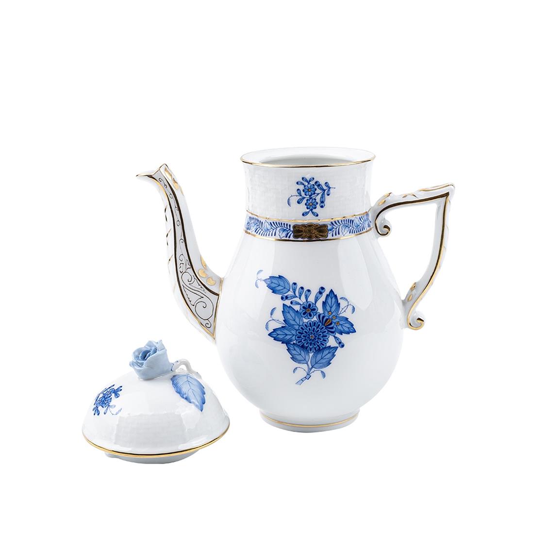 HEREND Teapot 400ml Apponyi Blue