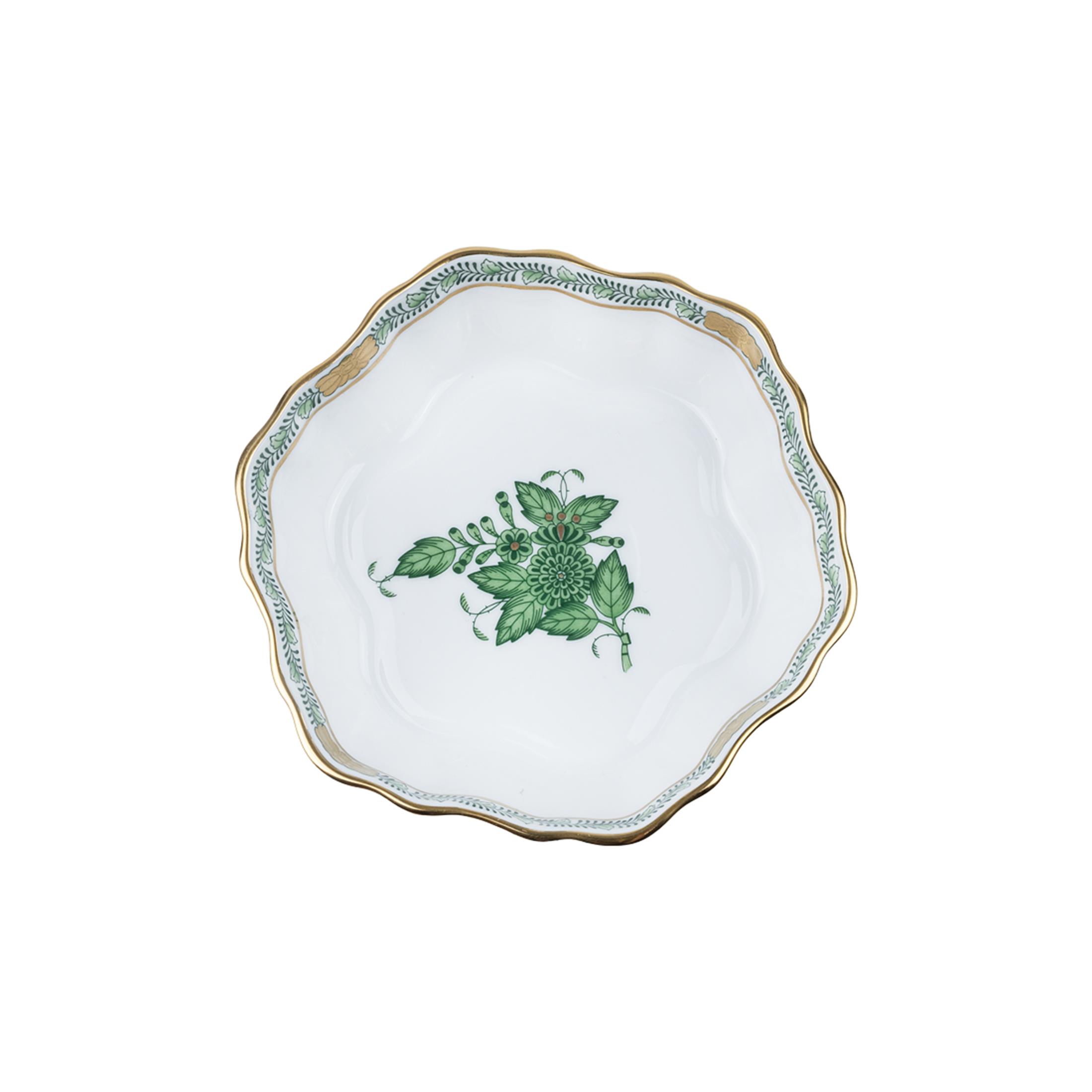 HEREND Çiçek Servislik Küçük 12,5cm Apponyi Yeşil