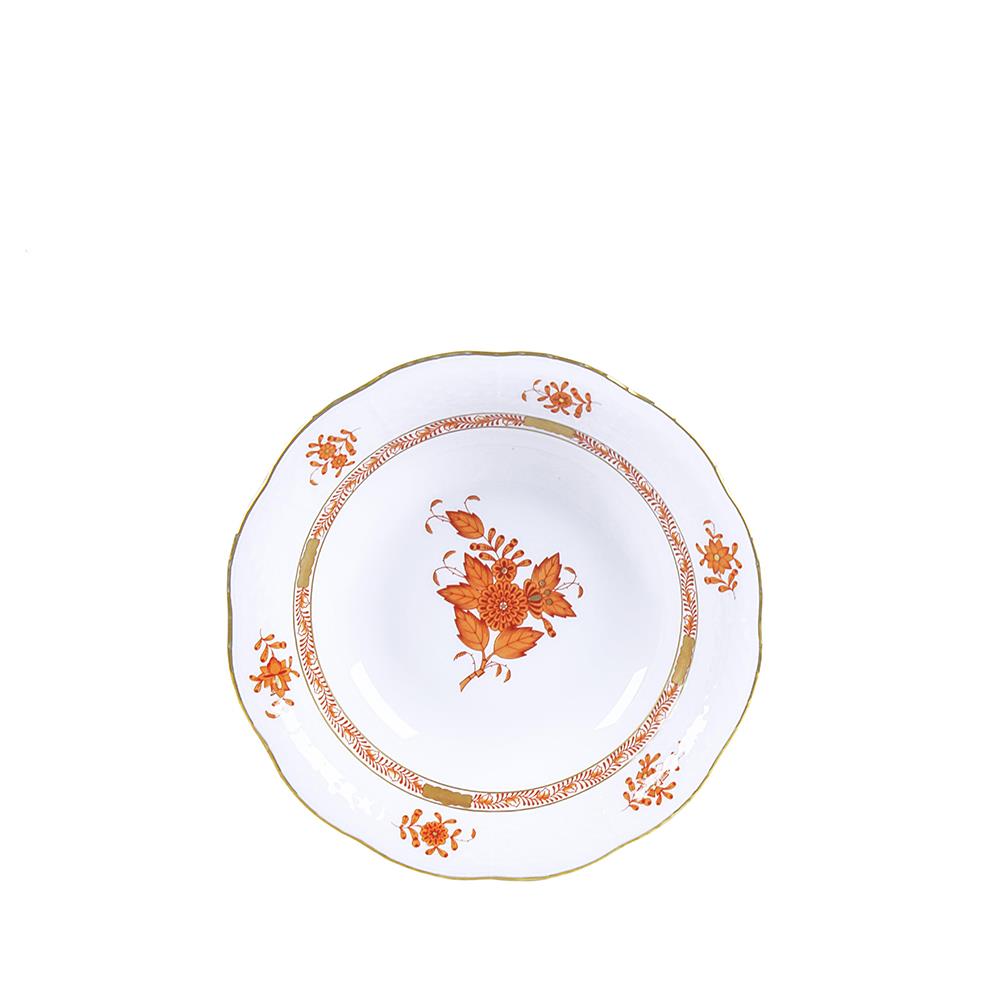 HEREND Soup Bowl Apponyi Orange