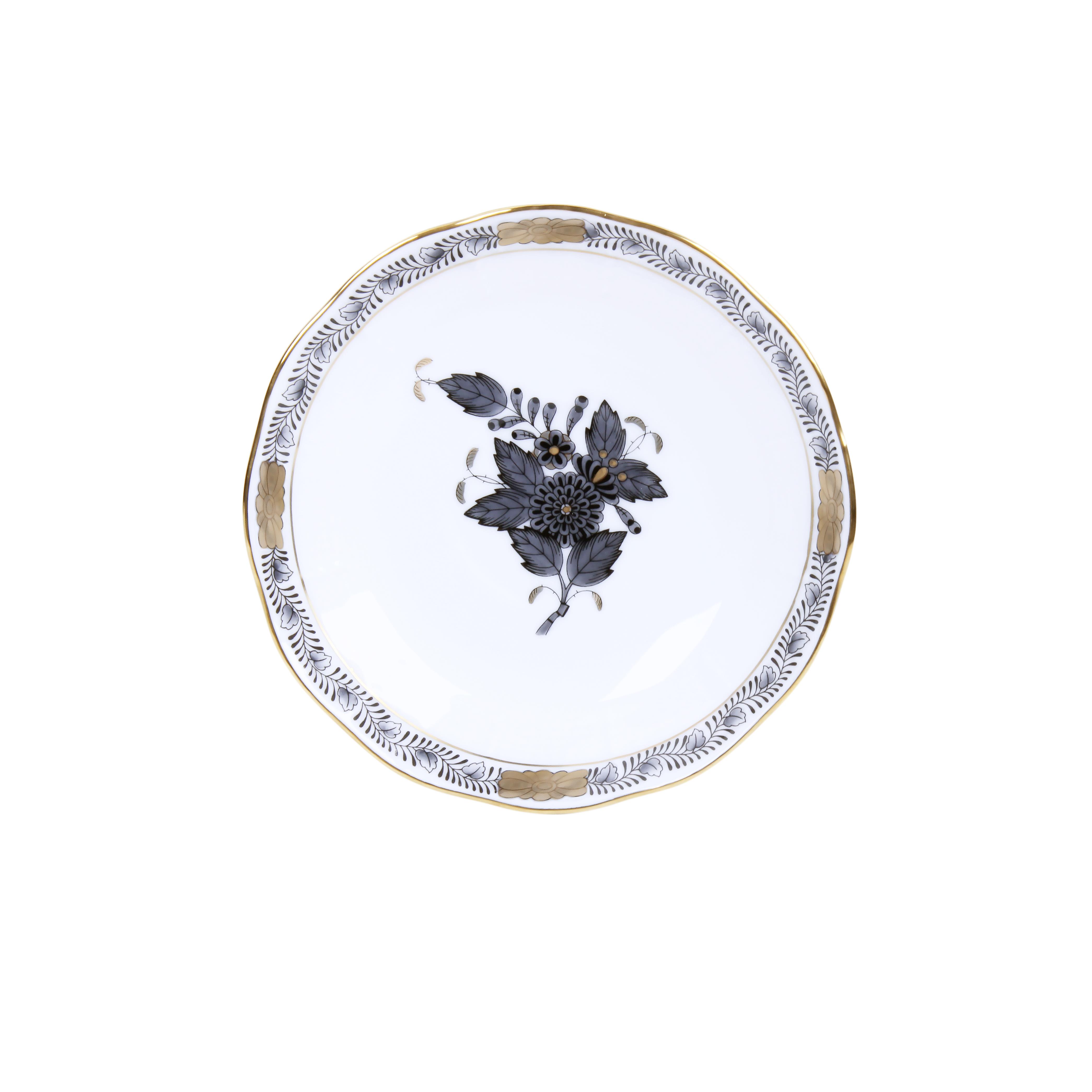 HEREND Kahve Fincanı & Tabağı 110ml Apponyi Siyah