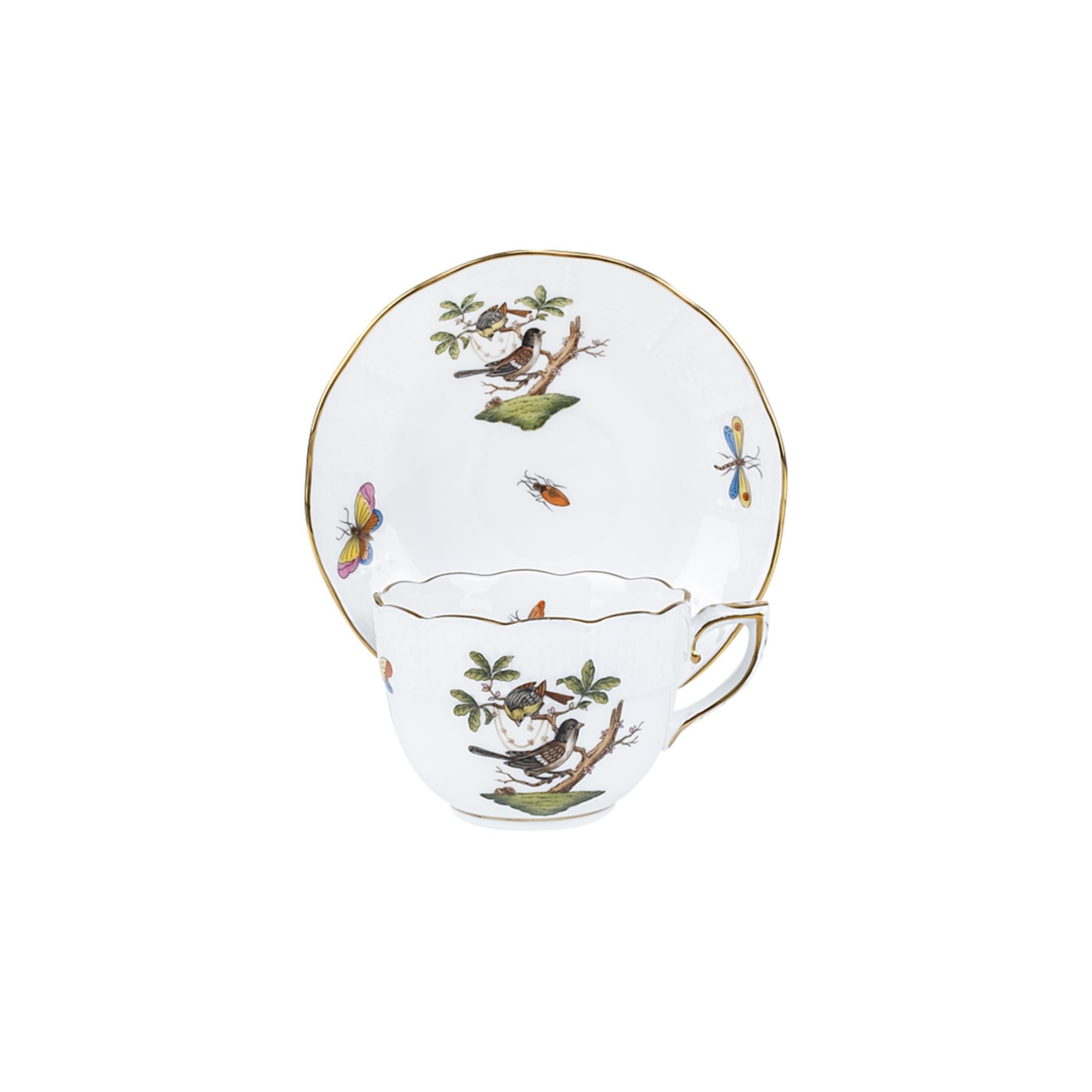 HEREND Kahve Fincanı & Tabağı 110ml Rothschild