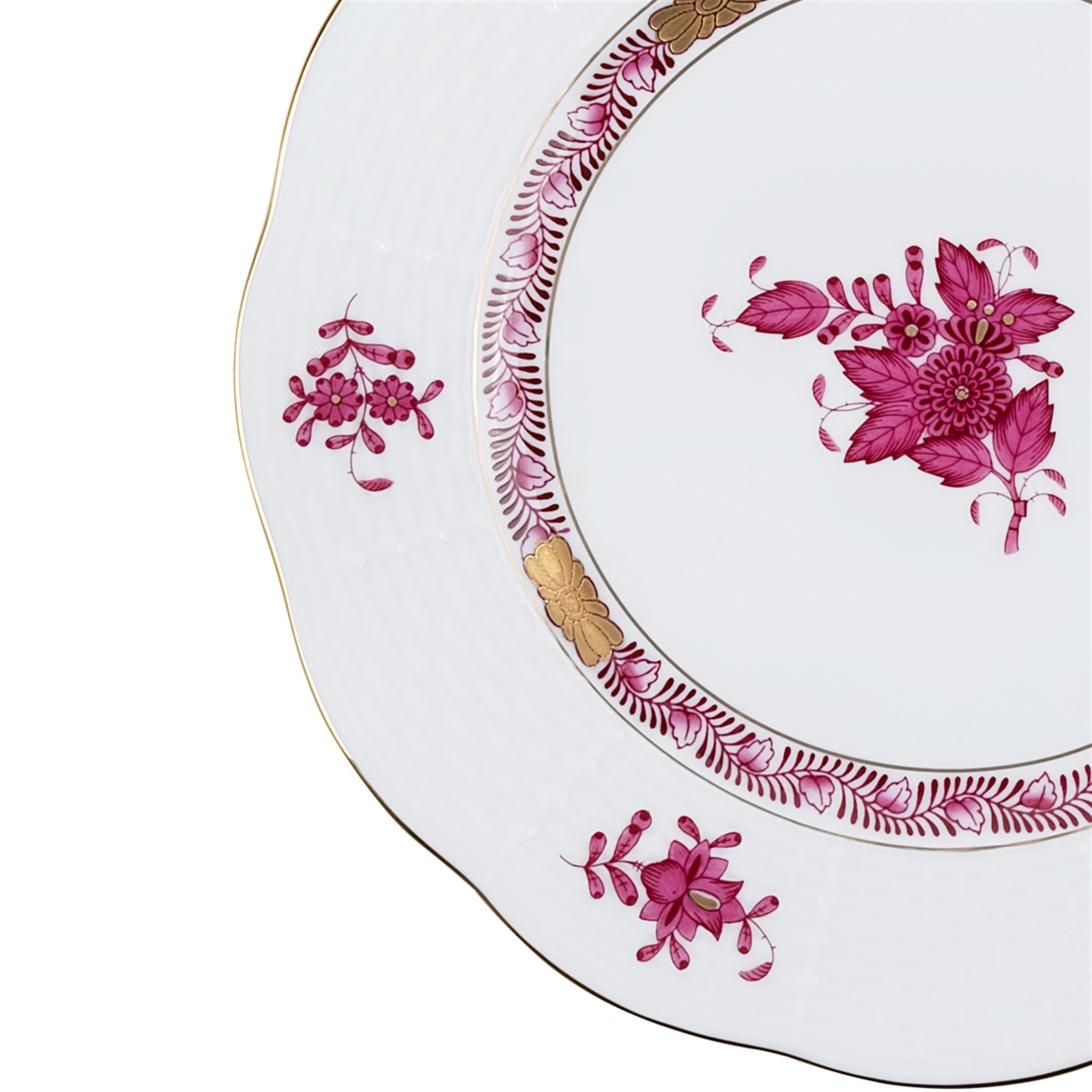 HEREND Dessert Plate 16,5cm Apponyi Pink