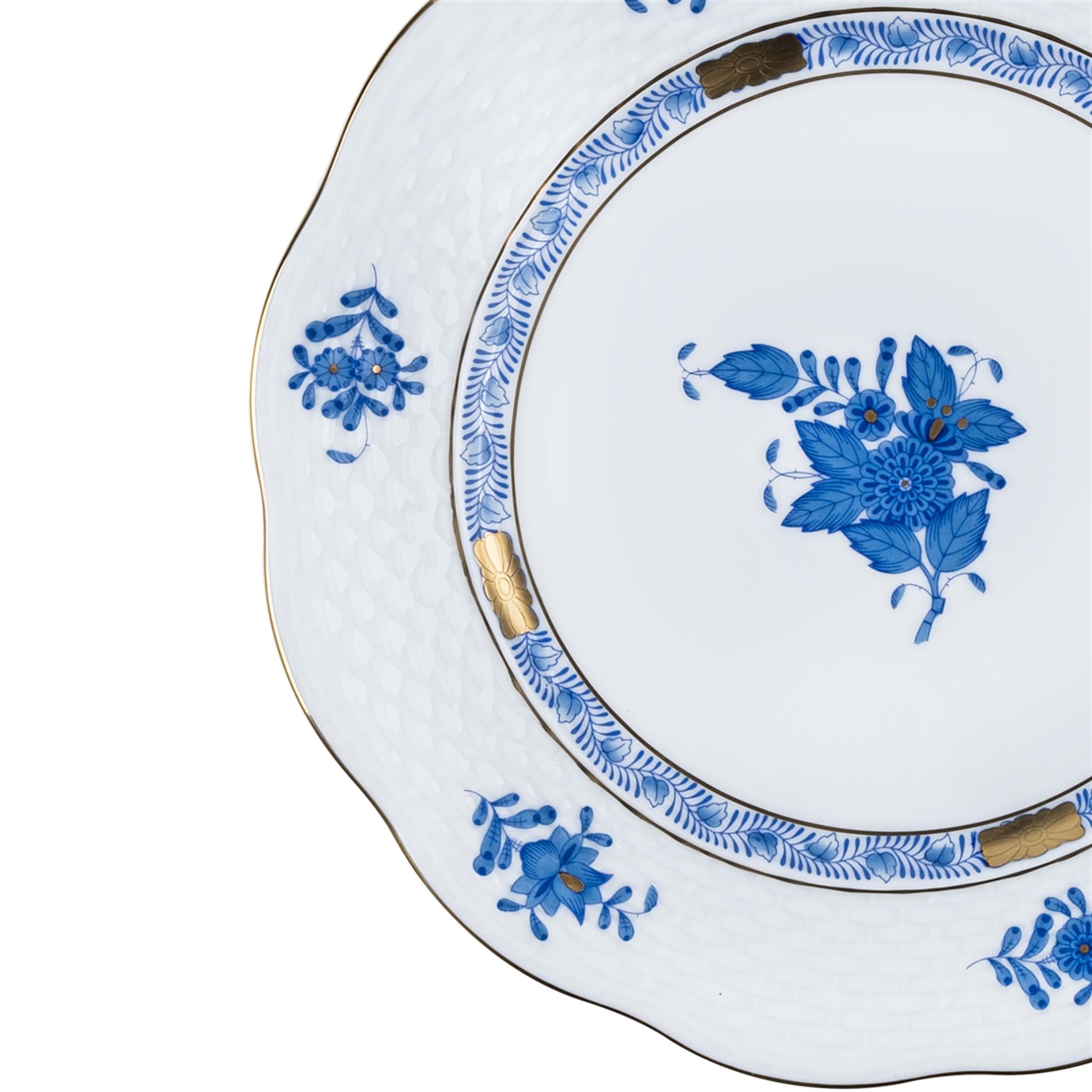 HEREND Dessert Plate 19cm Apponyi Blue