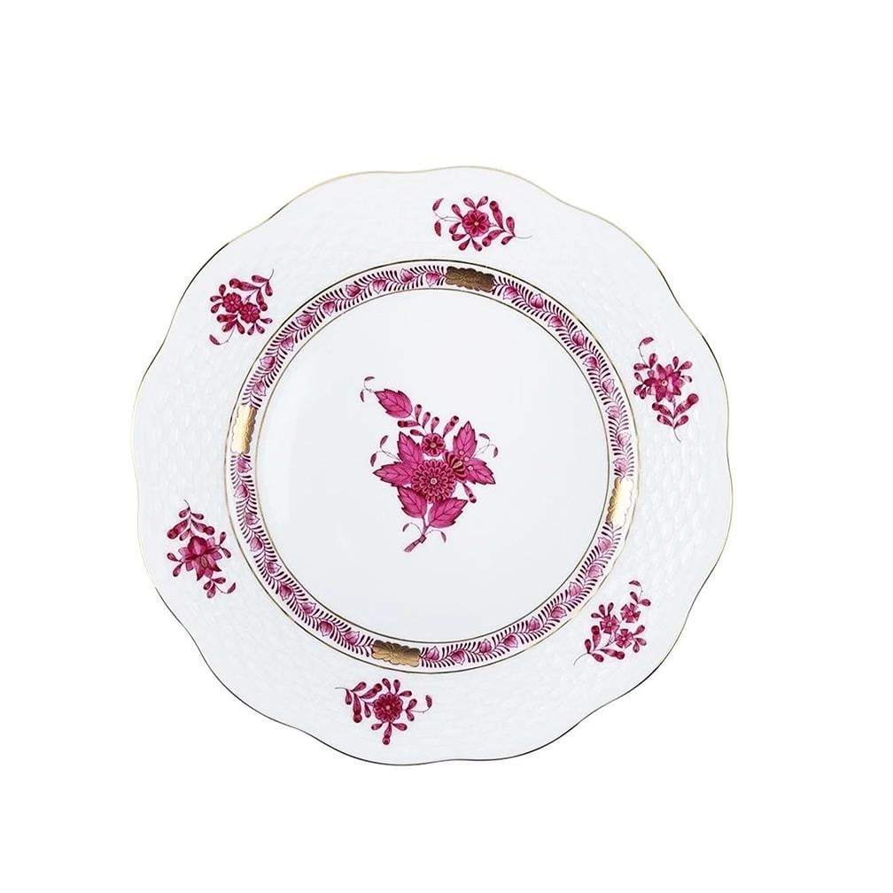 HEREND Dessert Plate 19cm Apponyi Pink