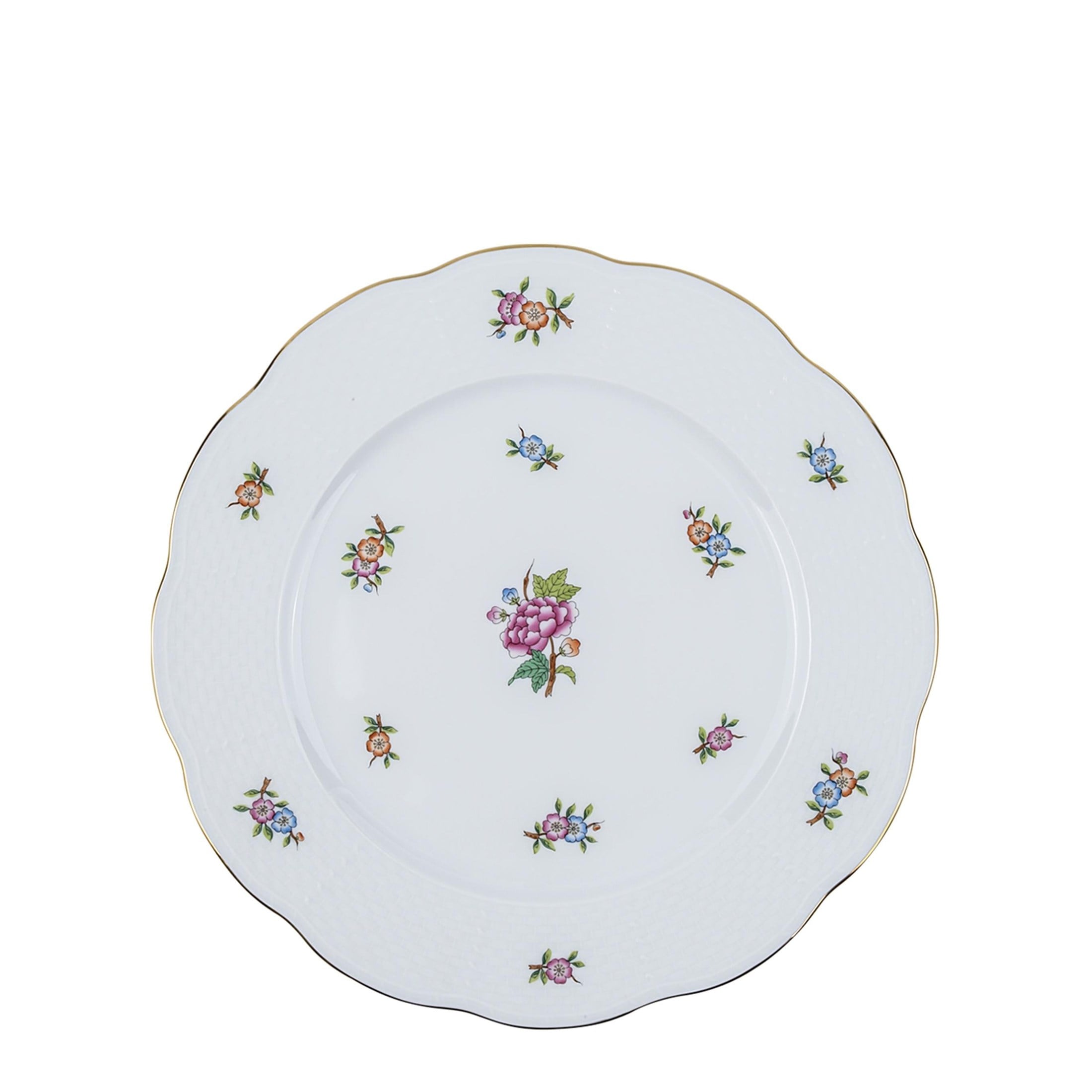 HEREND Pasta Tabağı 19cm ETON Pembe Çiçek