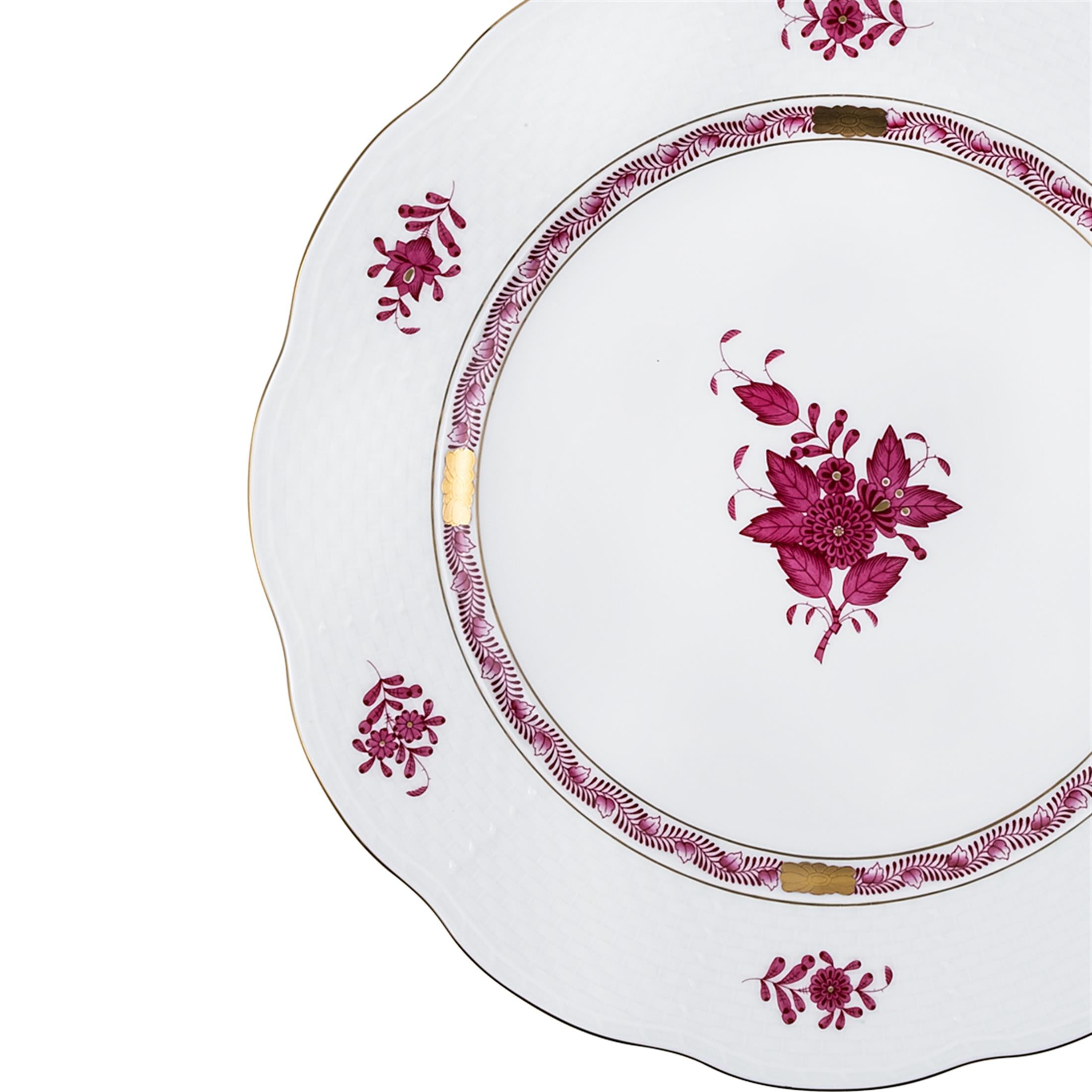 HEREND Servis Tabağı 28,5cm Apponyi Pembe