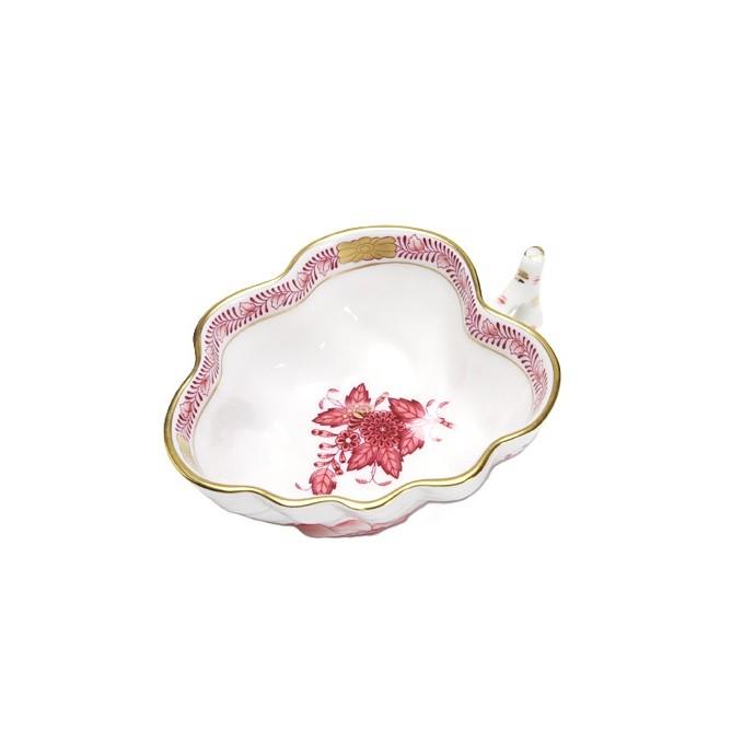 HEREND Yaprak Lokumluk Küçük Apponyi Pembe