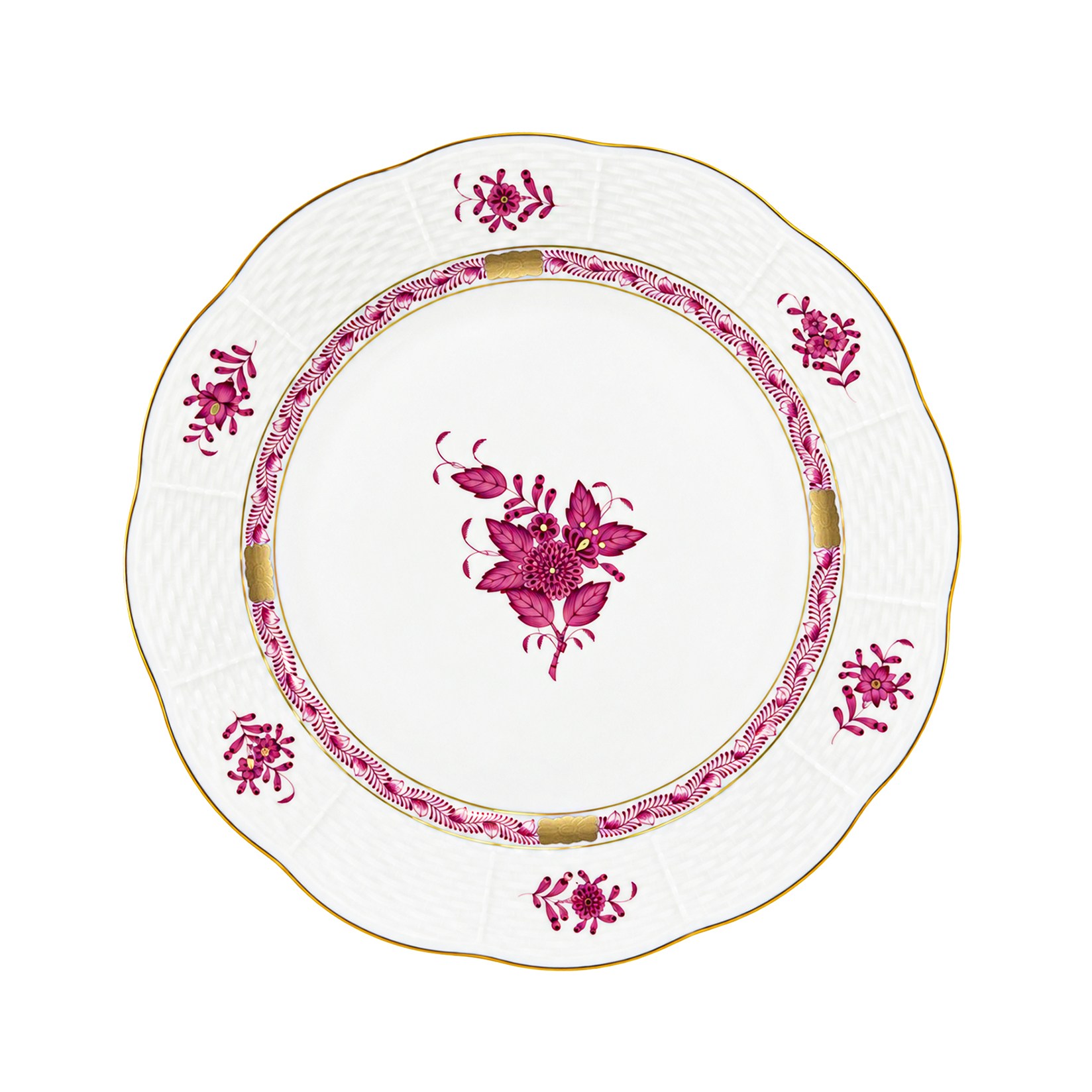 HEREND Yemek Servis Tabağı 25,5cm Apponyi Pembe