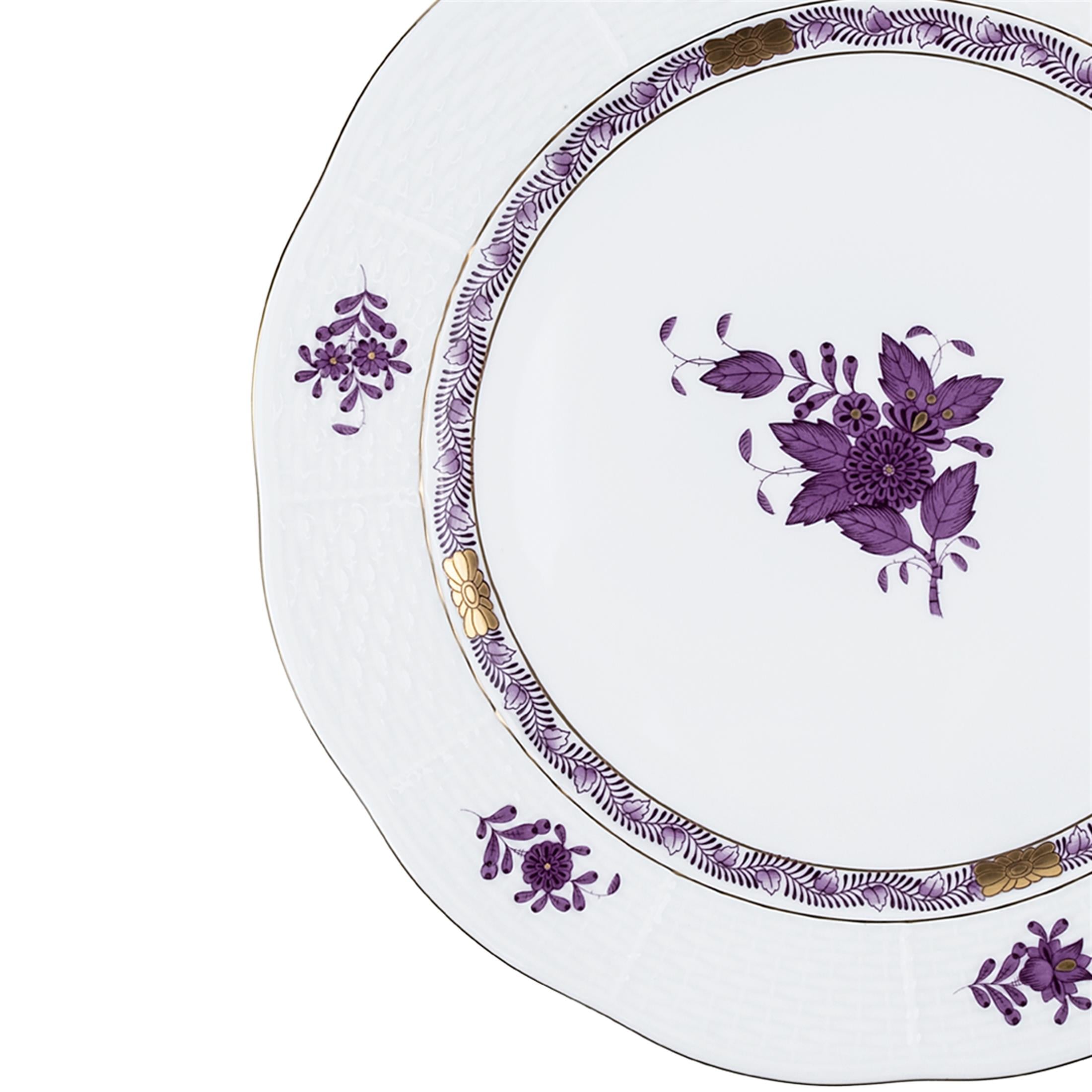 HEREND Yemek Servis Tabağı 25,5cm Apponyi Mor