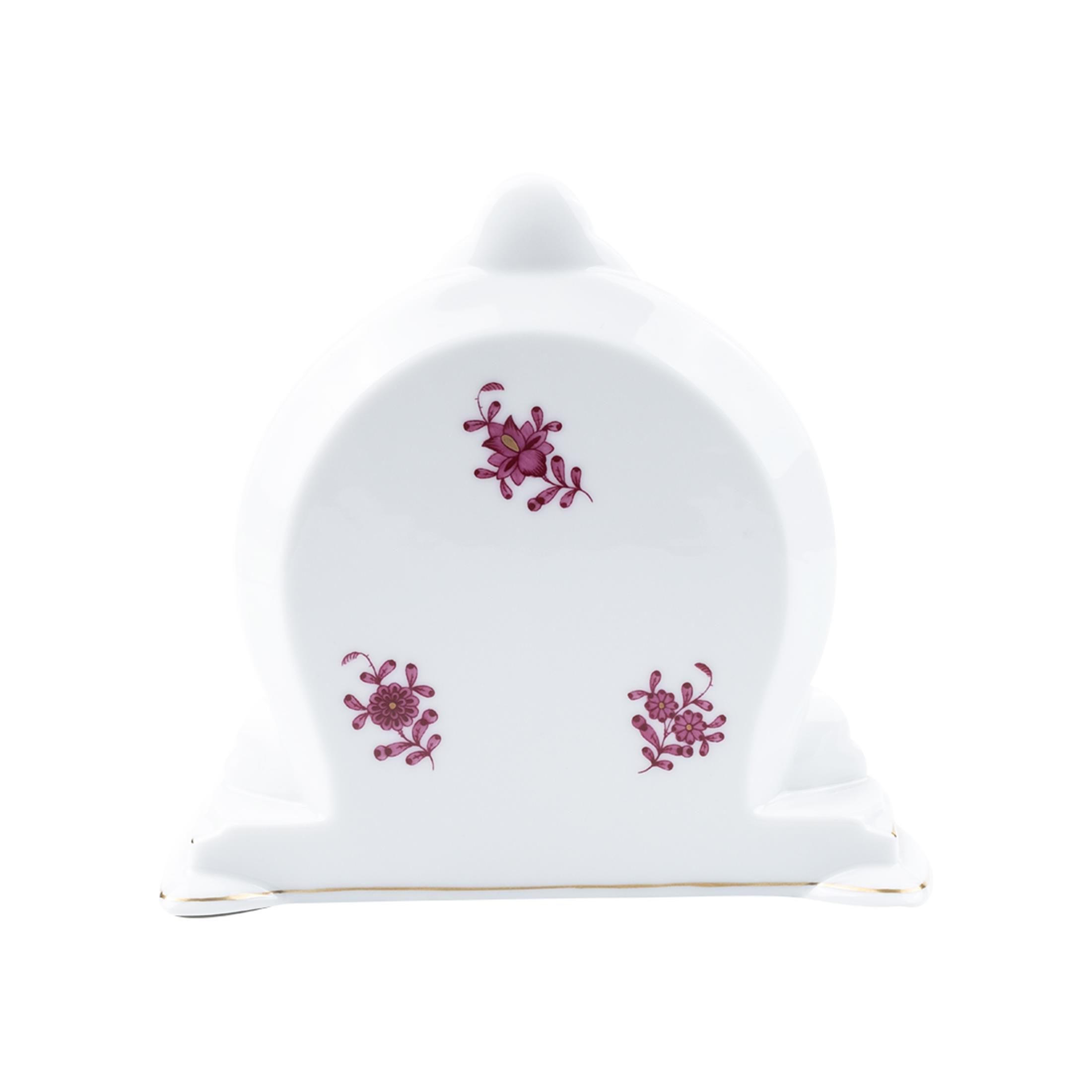 HEREND Yuvarlak Masa Saati 11cm Apponyi Pembe