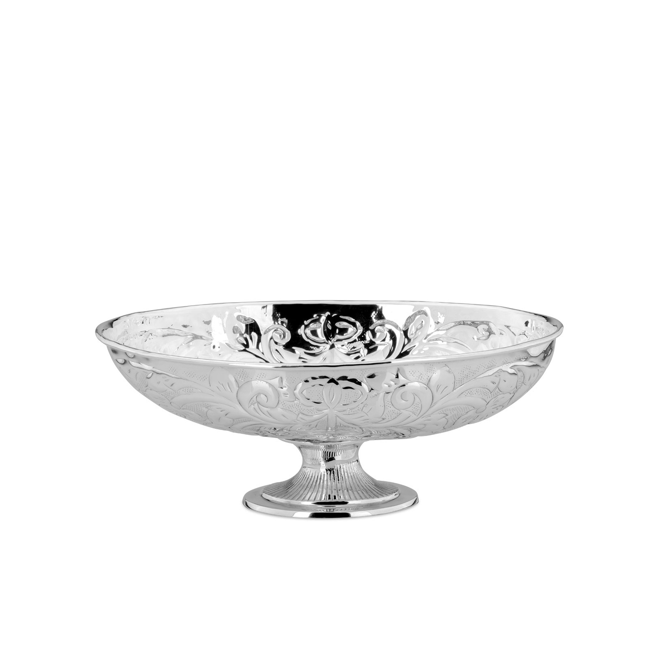 HERMANN BAUER 25cm Kalem İşi Ayaklı Oval Şekerlik