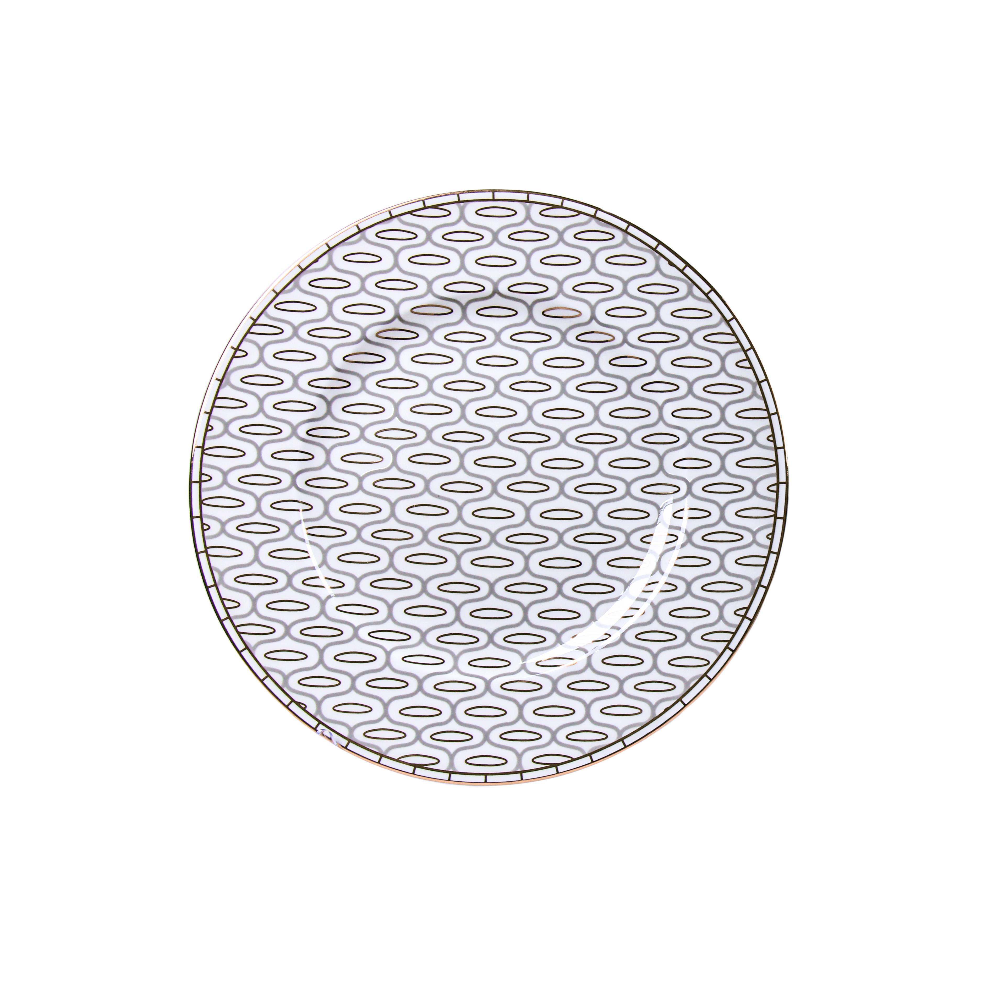 IMPERIAL PORCELAIN 18 Parça Yemek Servis Takımı Salamandra Gray
