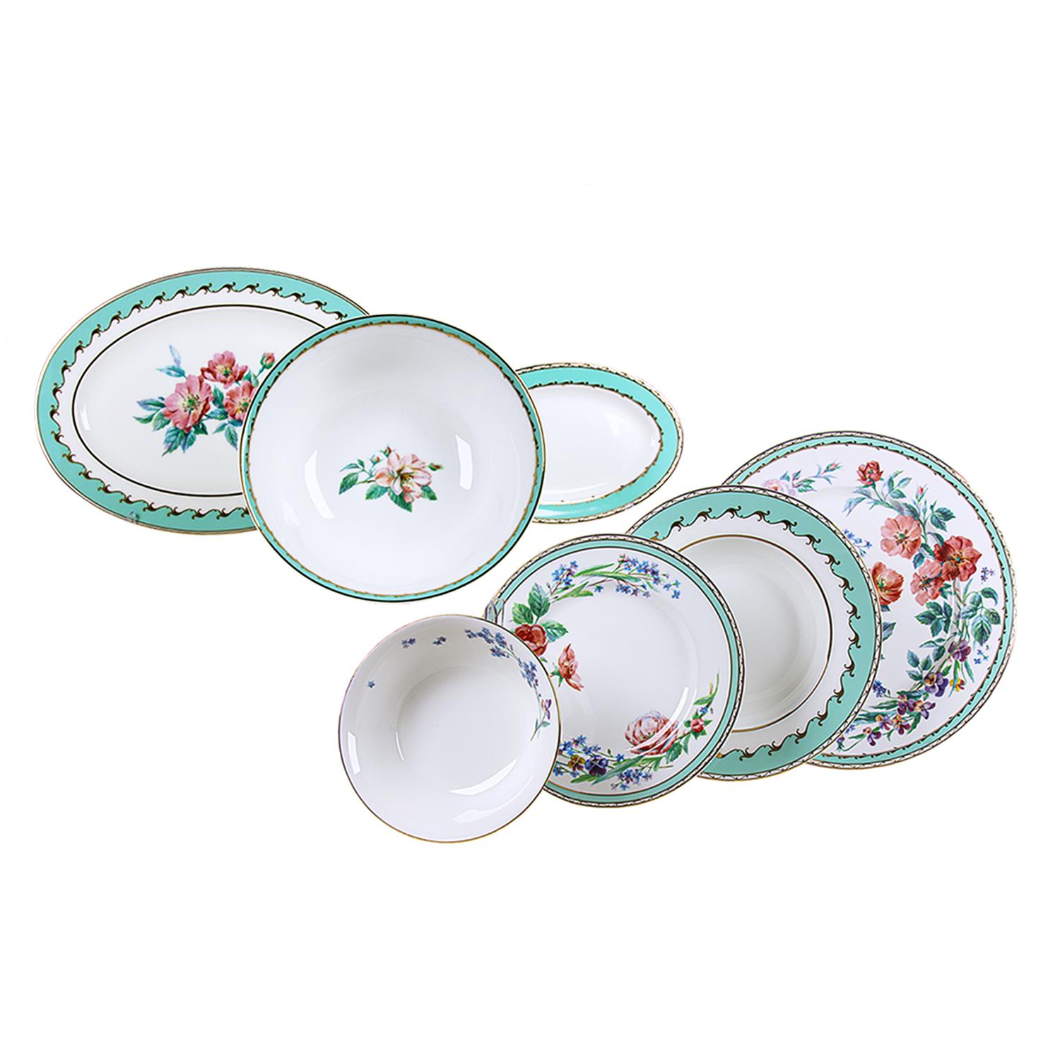 IMPERIAL PORCELAIN 24 Parça Yemek Servis Takımı Smile of Flora