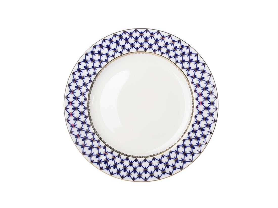 IMPERIAL PORCELAIN 48 Parça  Yemek Servis Takımı Cobalt Net Mavi