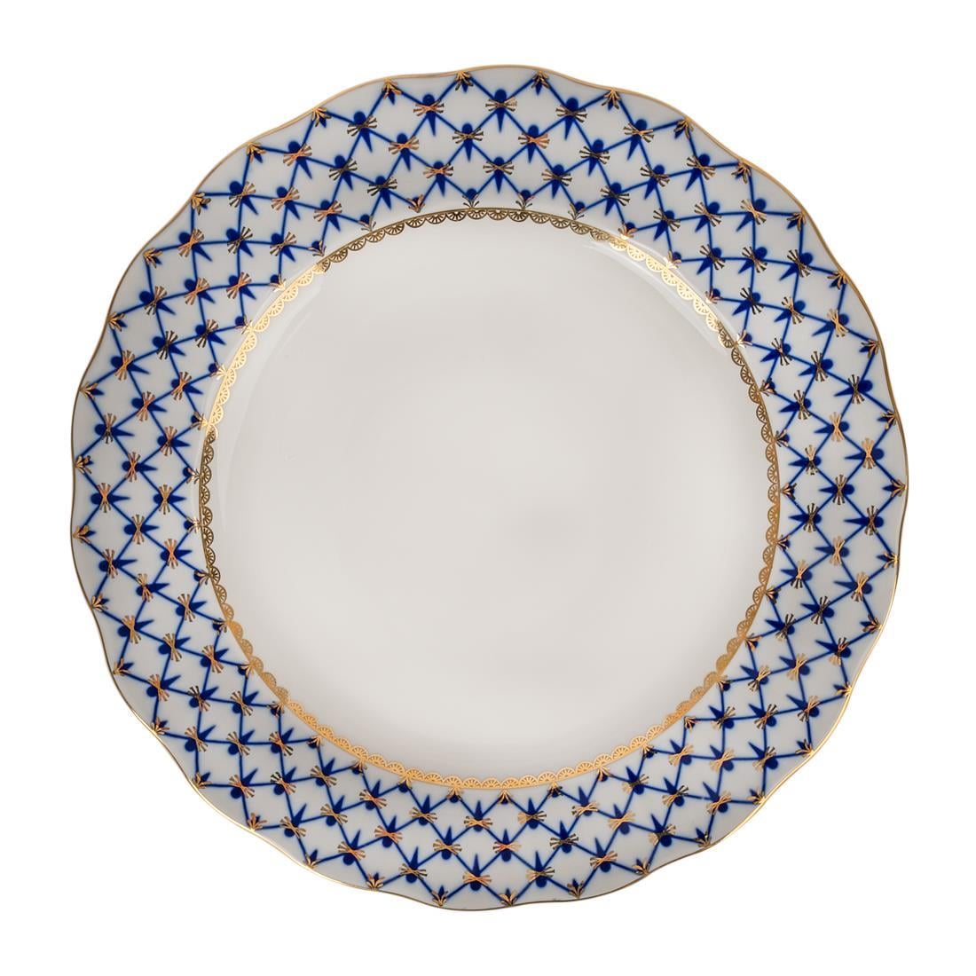 IMPERIAL PORCELAIN 48 Parça  Yemek Servis Takımı Cobalt Net Mavi