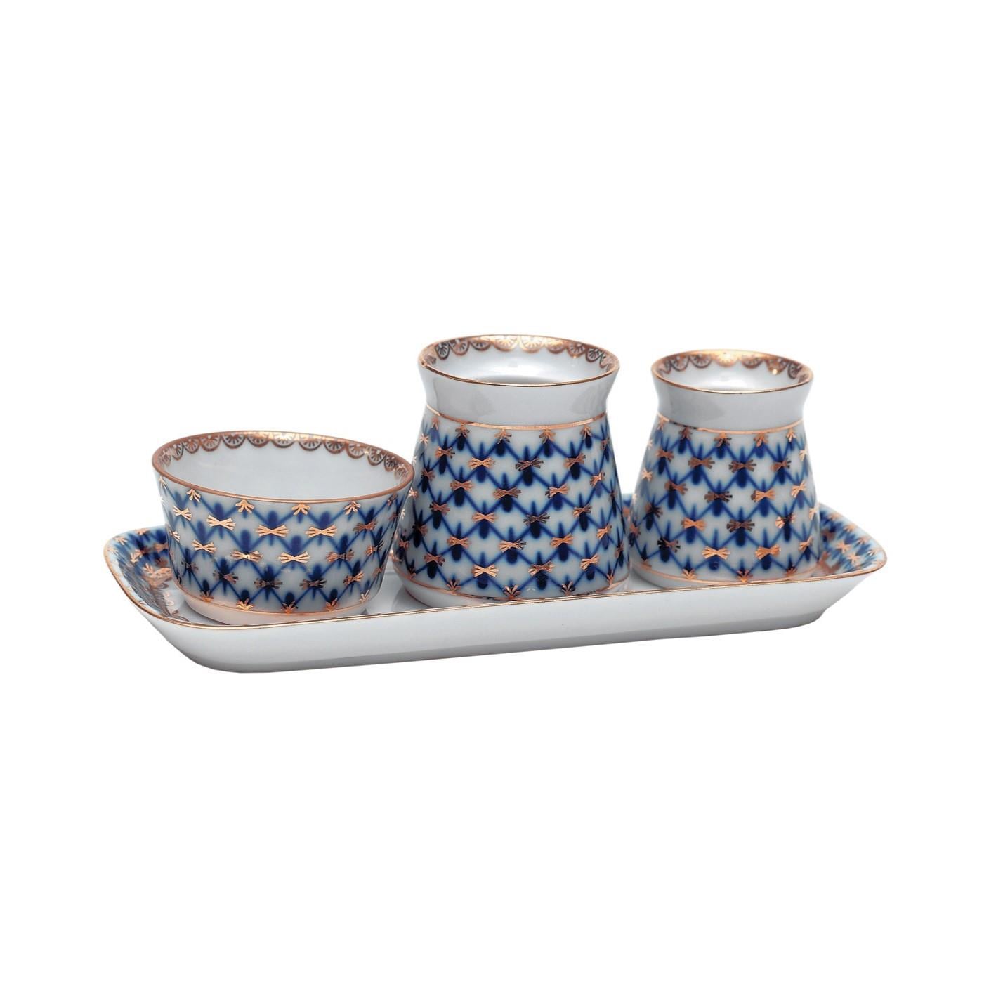IMPERIAL PORCELAIN Baharat Seti Youth Cobalt Net