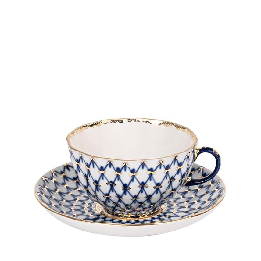 IMPERIAL PORCELAIN Çay Fincanı 250 ml Cobalt net Mavi