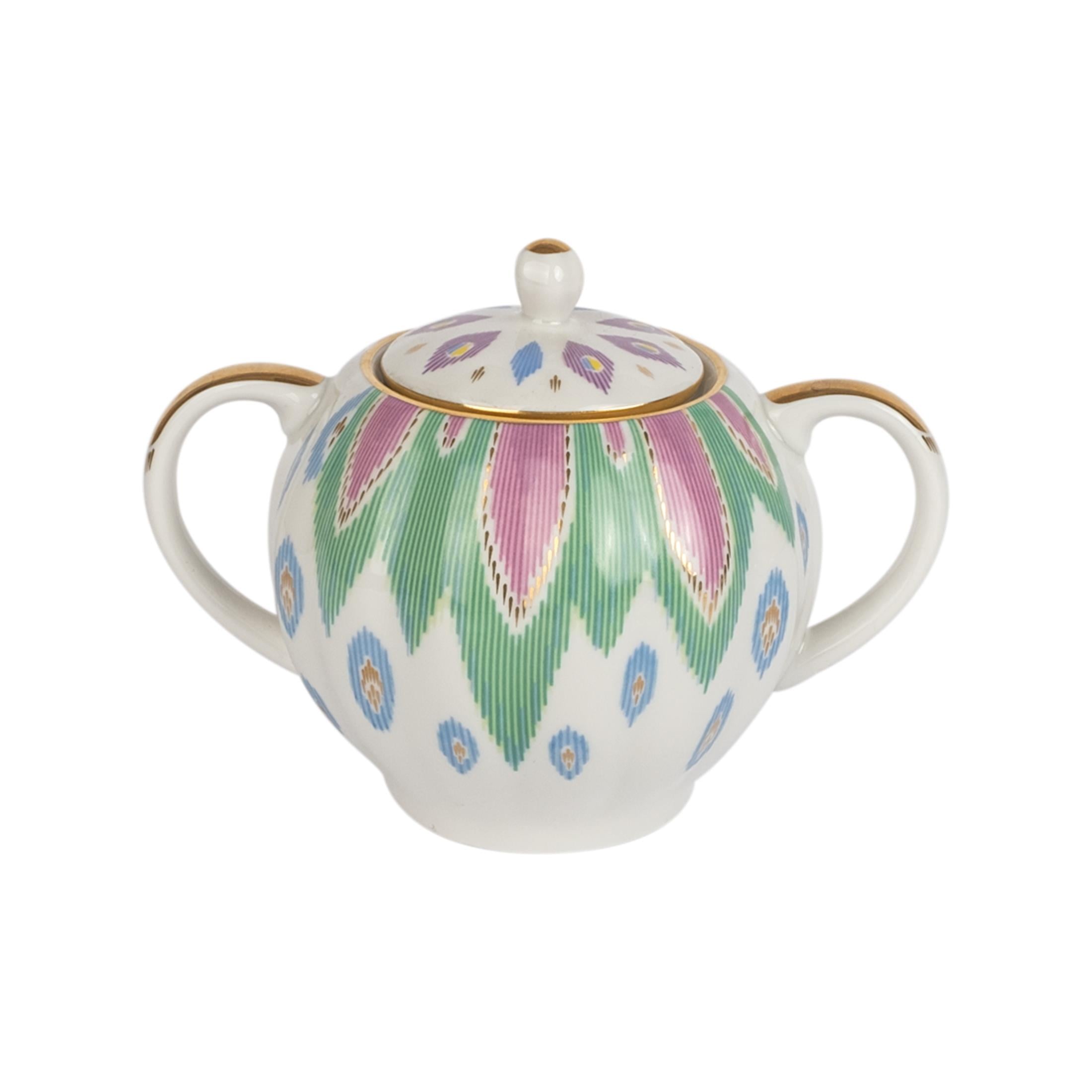 IMPERIAL PORCELAIN Çay Seti 6 kişilik 14 Parça Peacock Feather