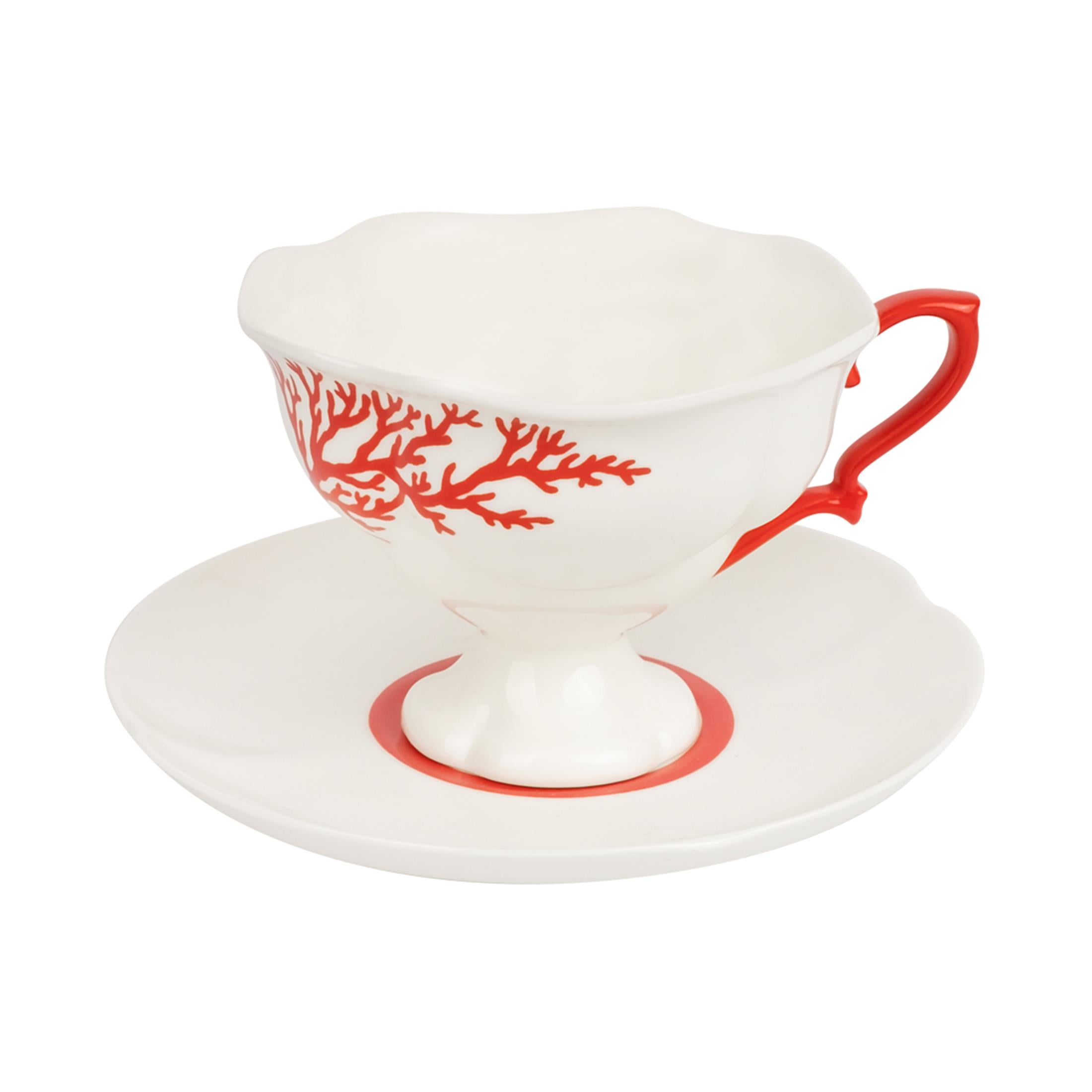 IMPERIAL PORCELAIN Çay Seti 6 kişilik 20 Parça Coral