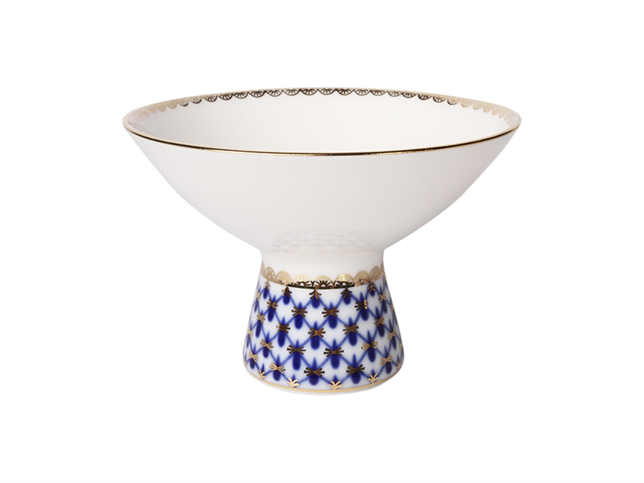 IMPERIAL PORCELAIN Dondurma Vazo 8 cm Genç Cobalt net Mavi