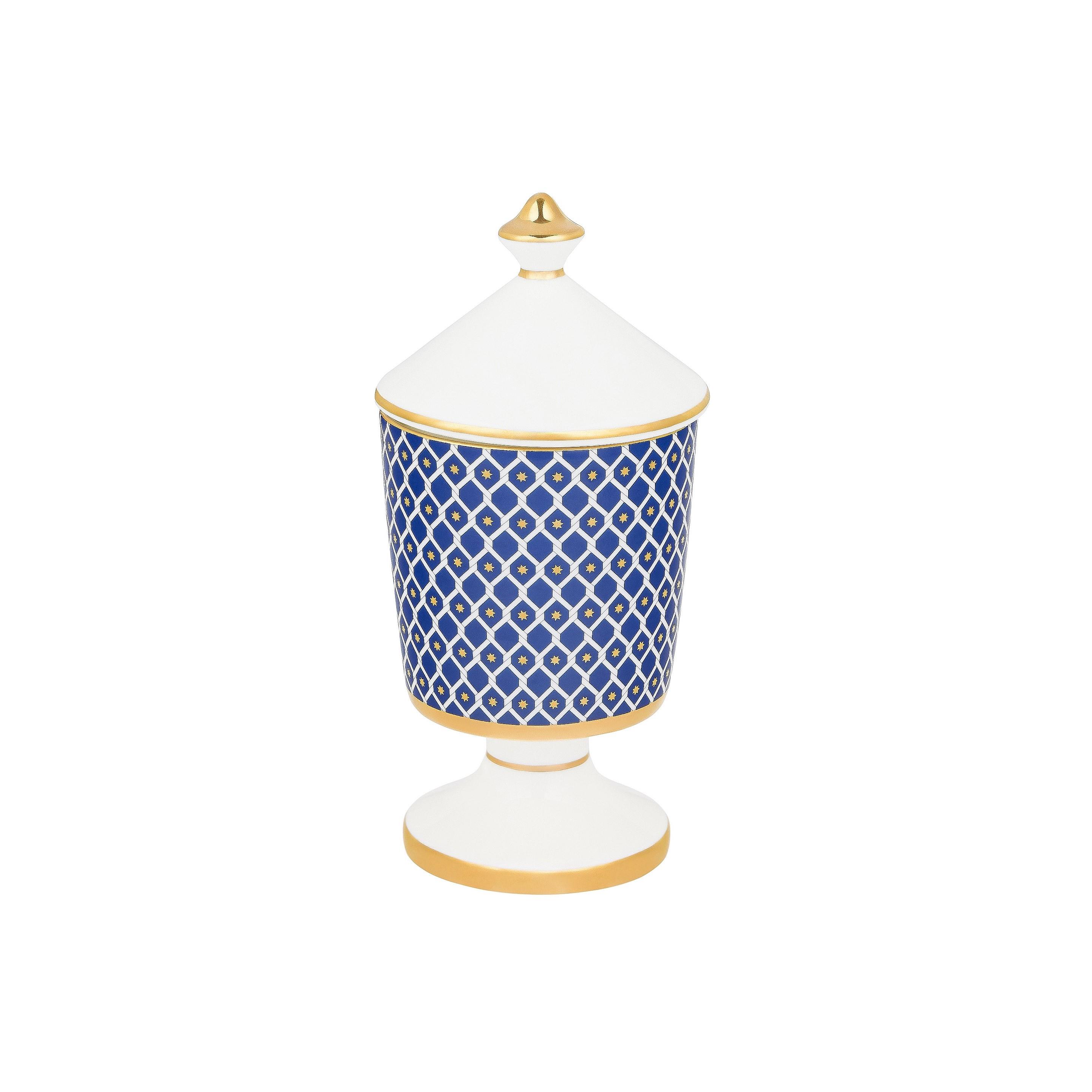 IMPERIAL PORCELAIN Hediye Seti Mum INDIGO