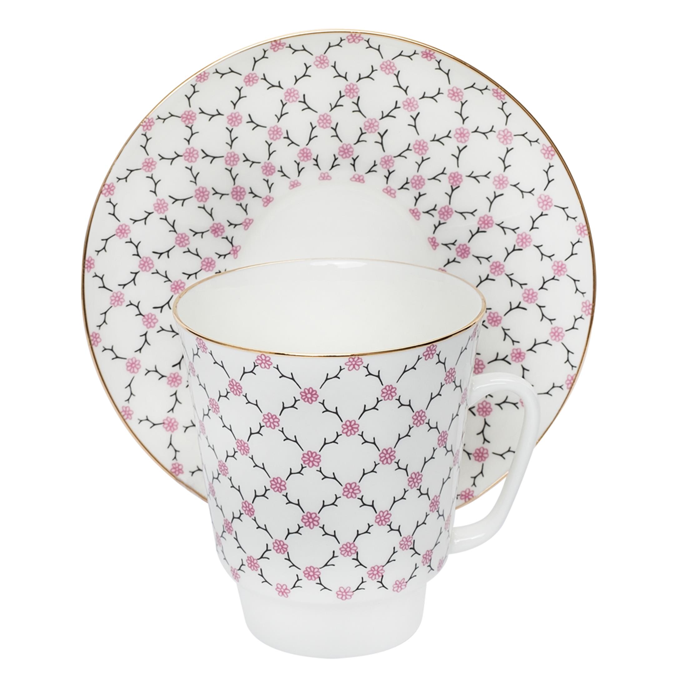 IMPERIAL PORCELAIN Kahve Fincanı 165 ml Pink net