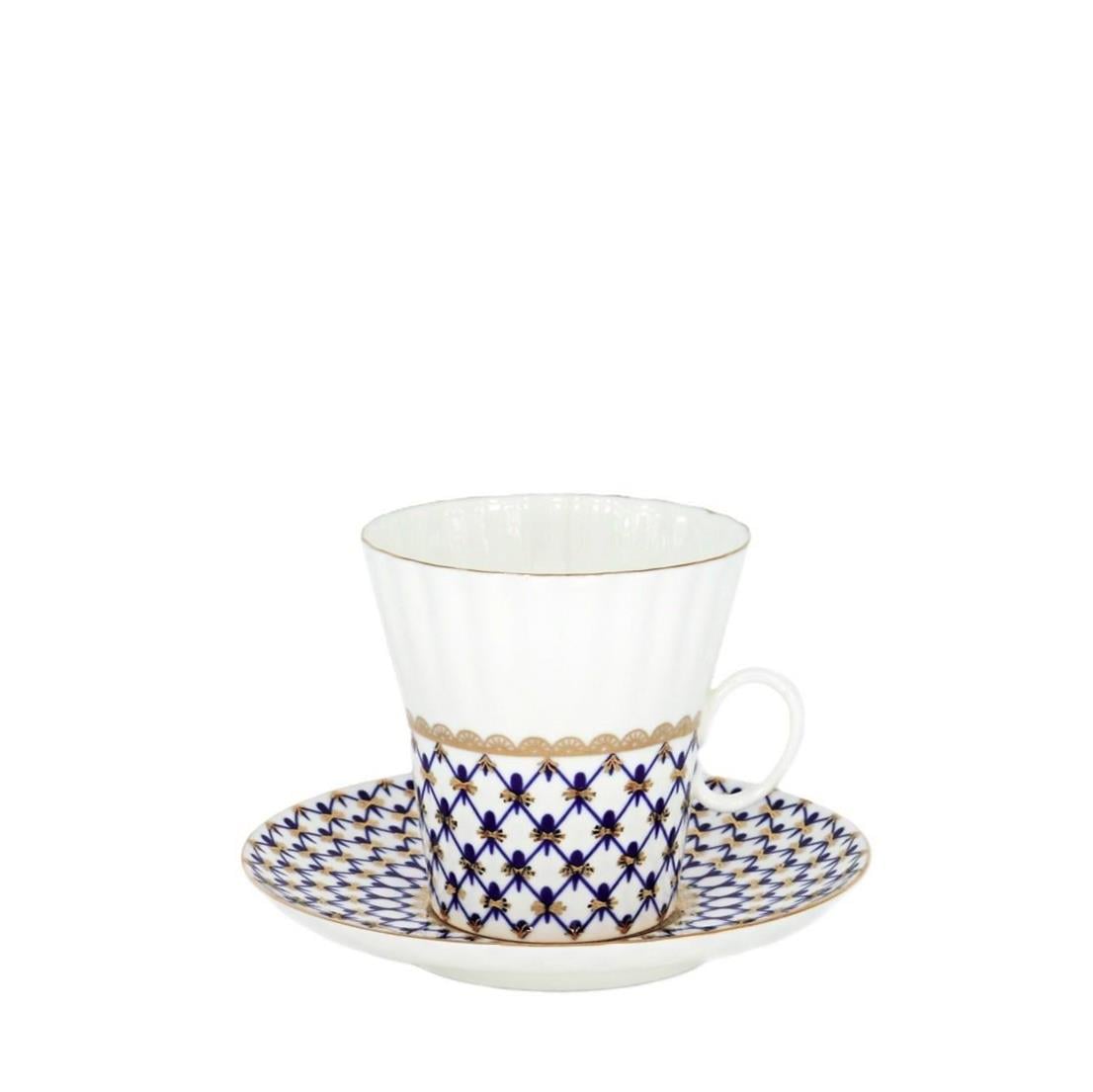 IMPERIAL PORCELAIN Kahve Fincanı 175 ml Cobalt net Mavi